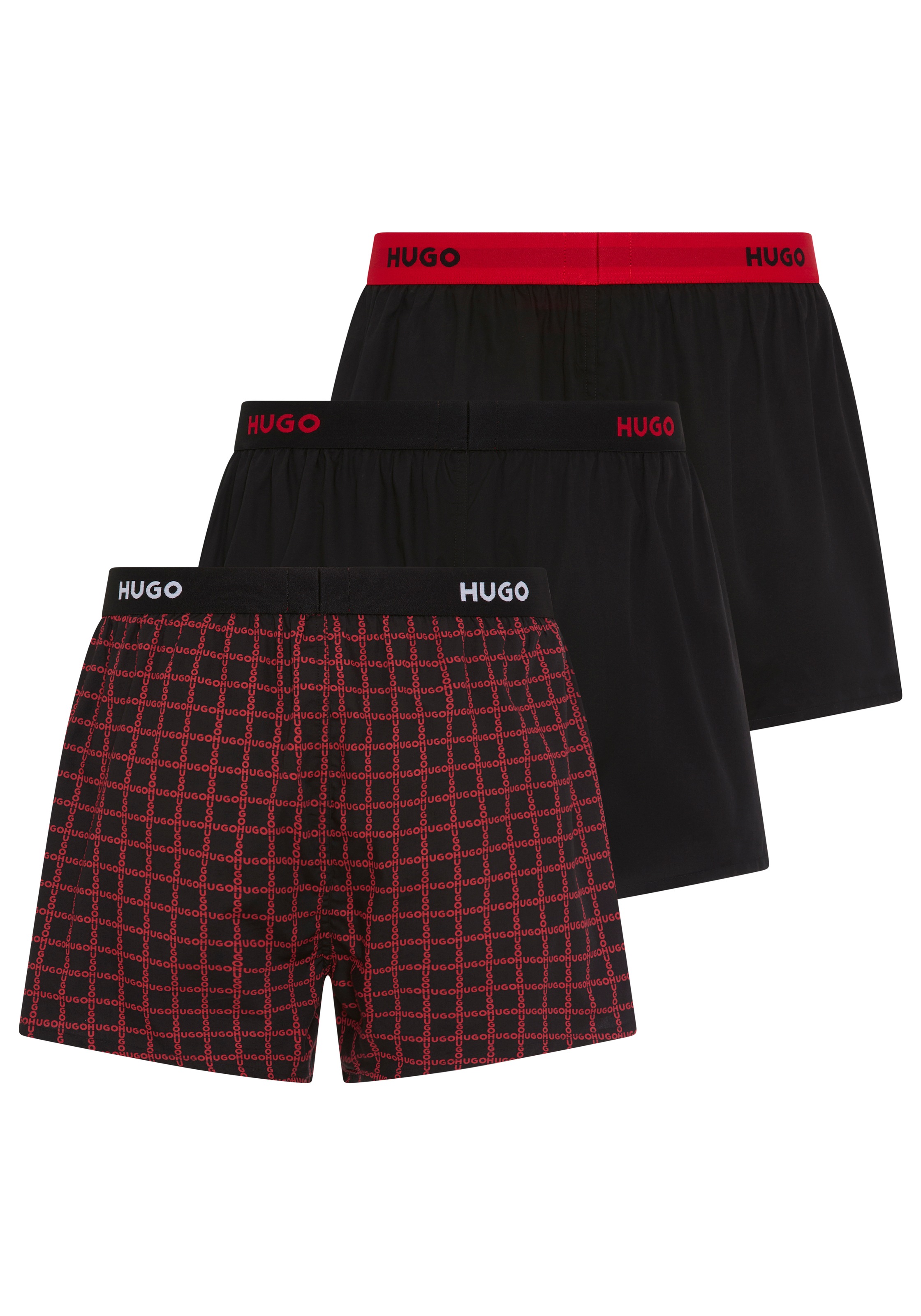 HUGO Underwear Webboxer "WOVEN BOXER TR" Packung, 3er-Pack, 3 Stk. tlg., We günstig online kaufen
