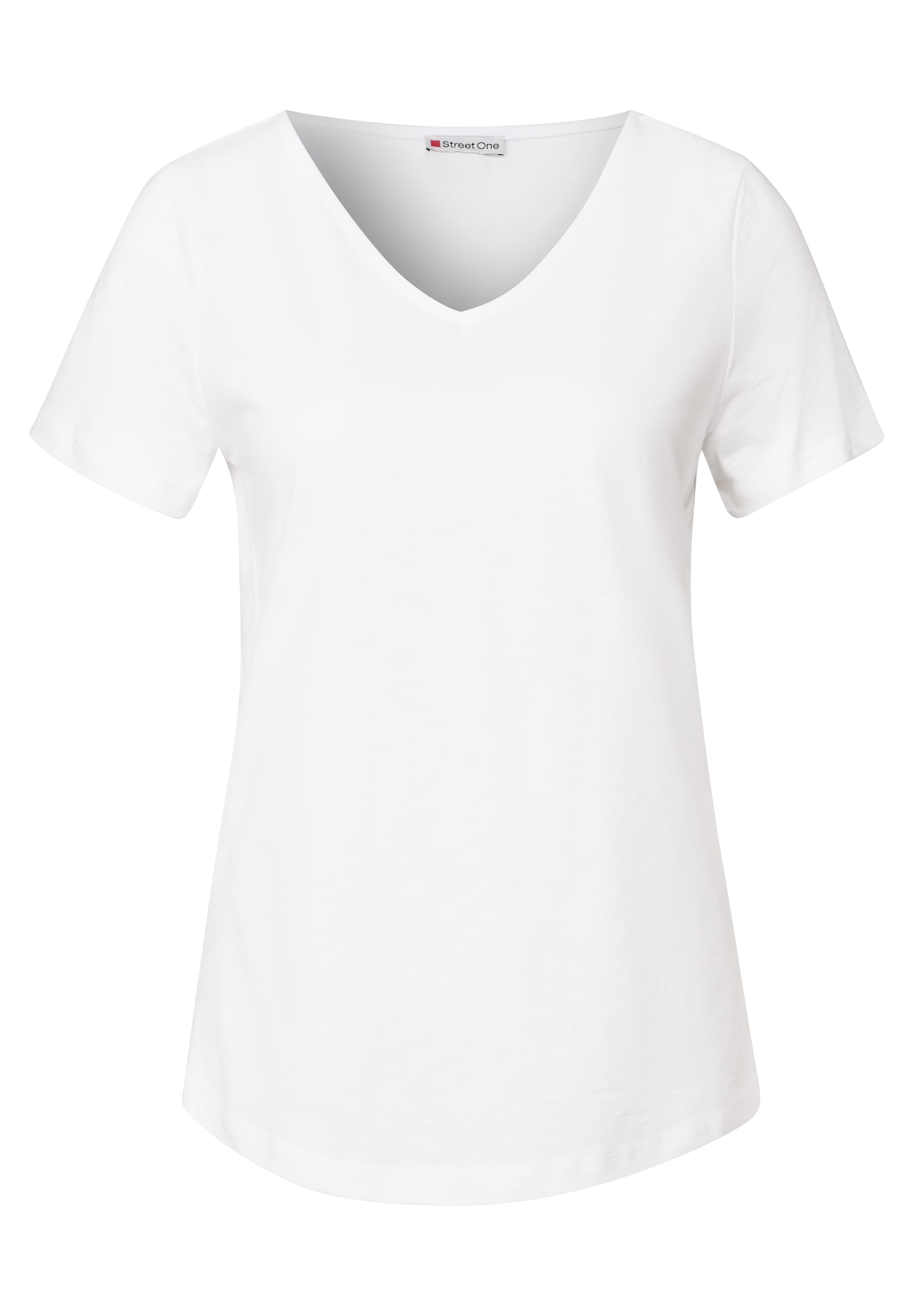 STREET ONE T-Shirt, mit V-Ausschnitt
