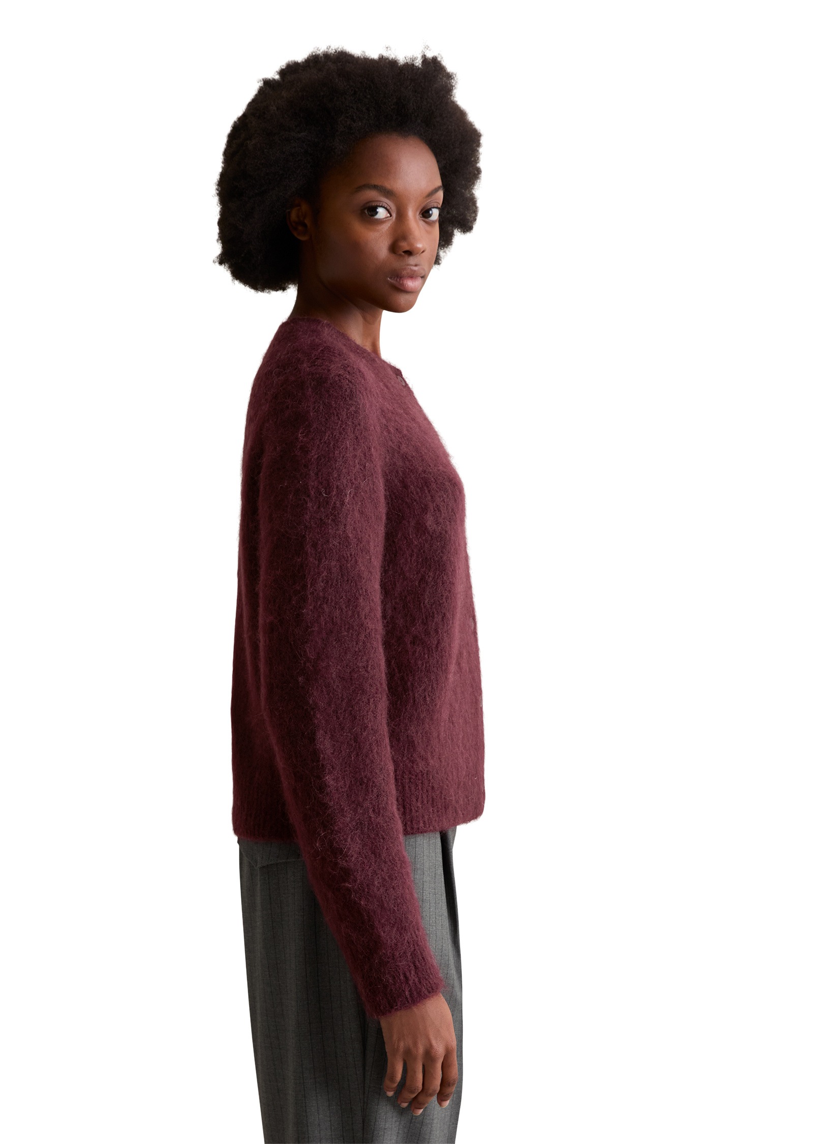 Marc OPolo DENIM Cardigan "aus flauschigem Wolle-Mohairwolle-Mix" günstig online kaufen