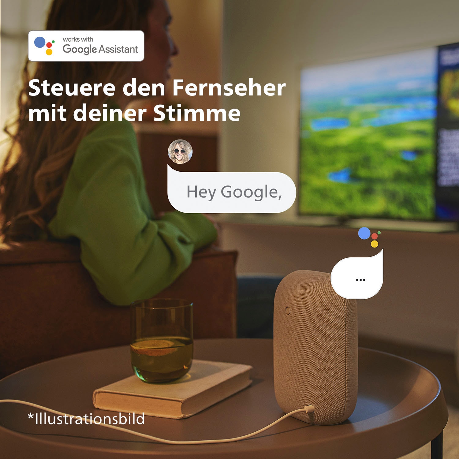 Philips LED-Fernseher »55PUS7609/12«, 4K Ultra HD, Smart-TV