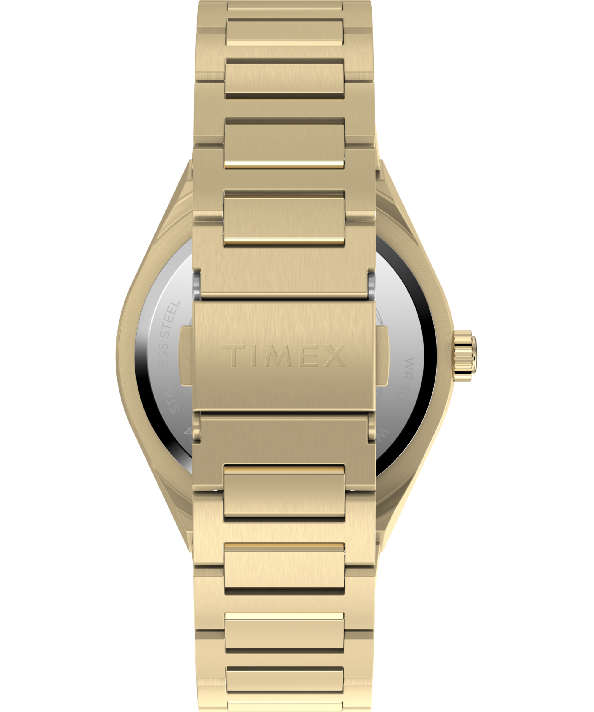 Timex Quarzuhr »CONTINENTAL«, Armbanduhr, Damenuhr, Edelstahlarmband, Datum, Leuchtzeiger