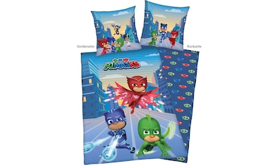 Kinderbettwäsche »PJ Masks«, (2 tlg.)