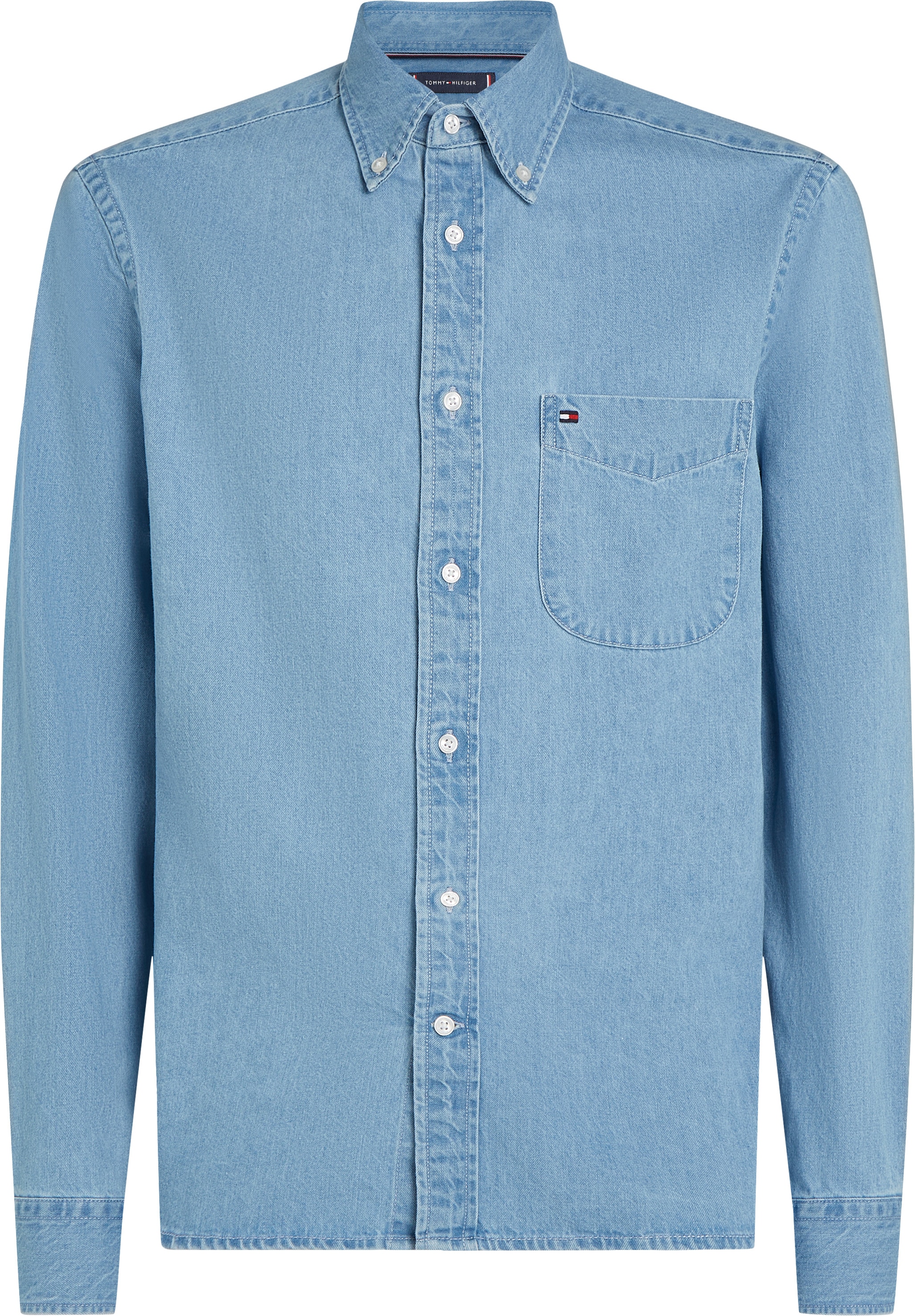 Tommy Hilfiger Jeanshemd »DENIM RF SHIRT«, mit Brusttasche