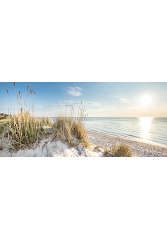 Leinwandbild, Strand-Düne, (1 St.)