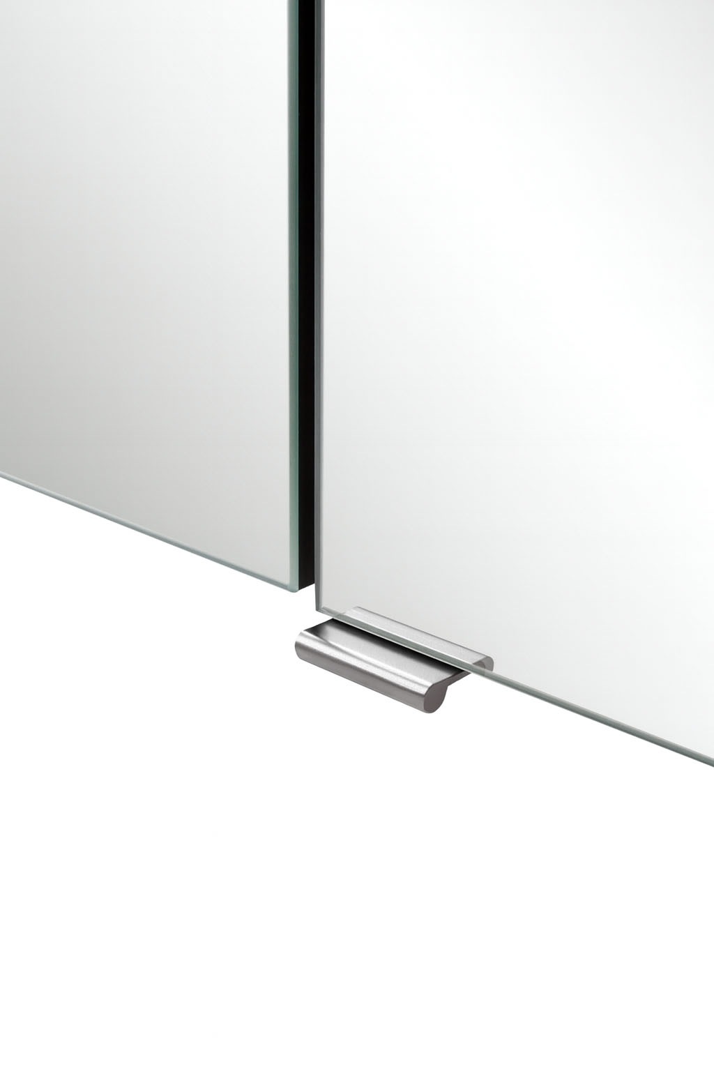 welltime Spiegelschrank »TRIENT, 3D-Spiegelschrank 120 cm, gedämpfte Scharniere« matt weiß/Wildeiche, gedämpfte Scharniere