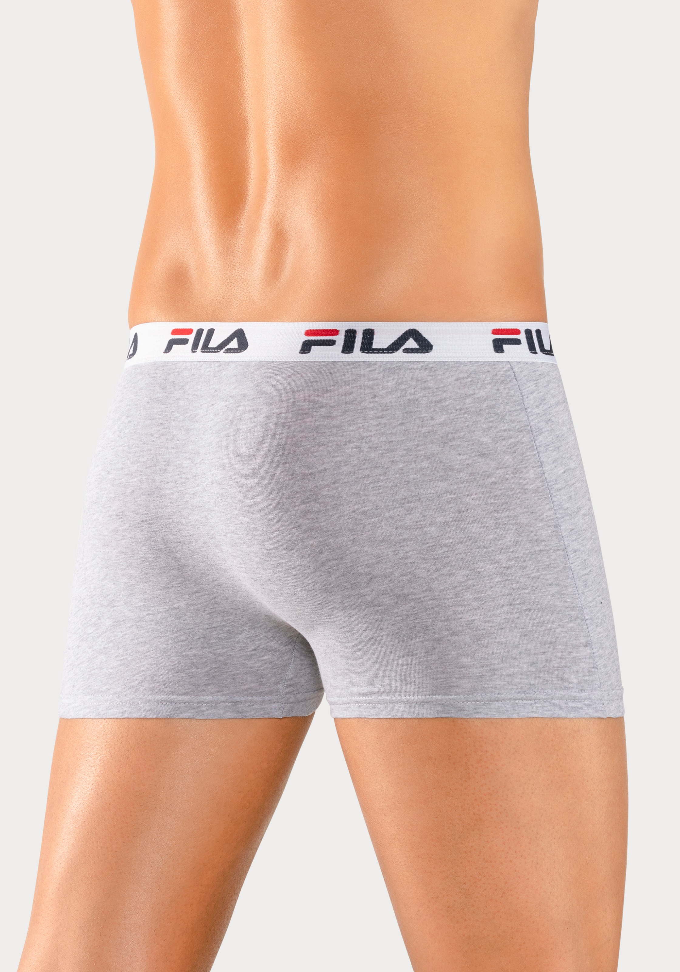 Fila Boxer, (3er Pack), mit Logo Schriftzug im Bund