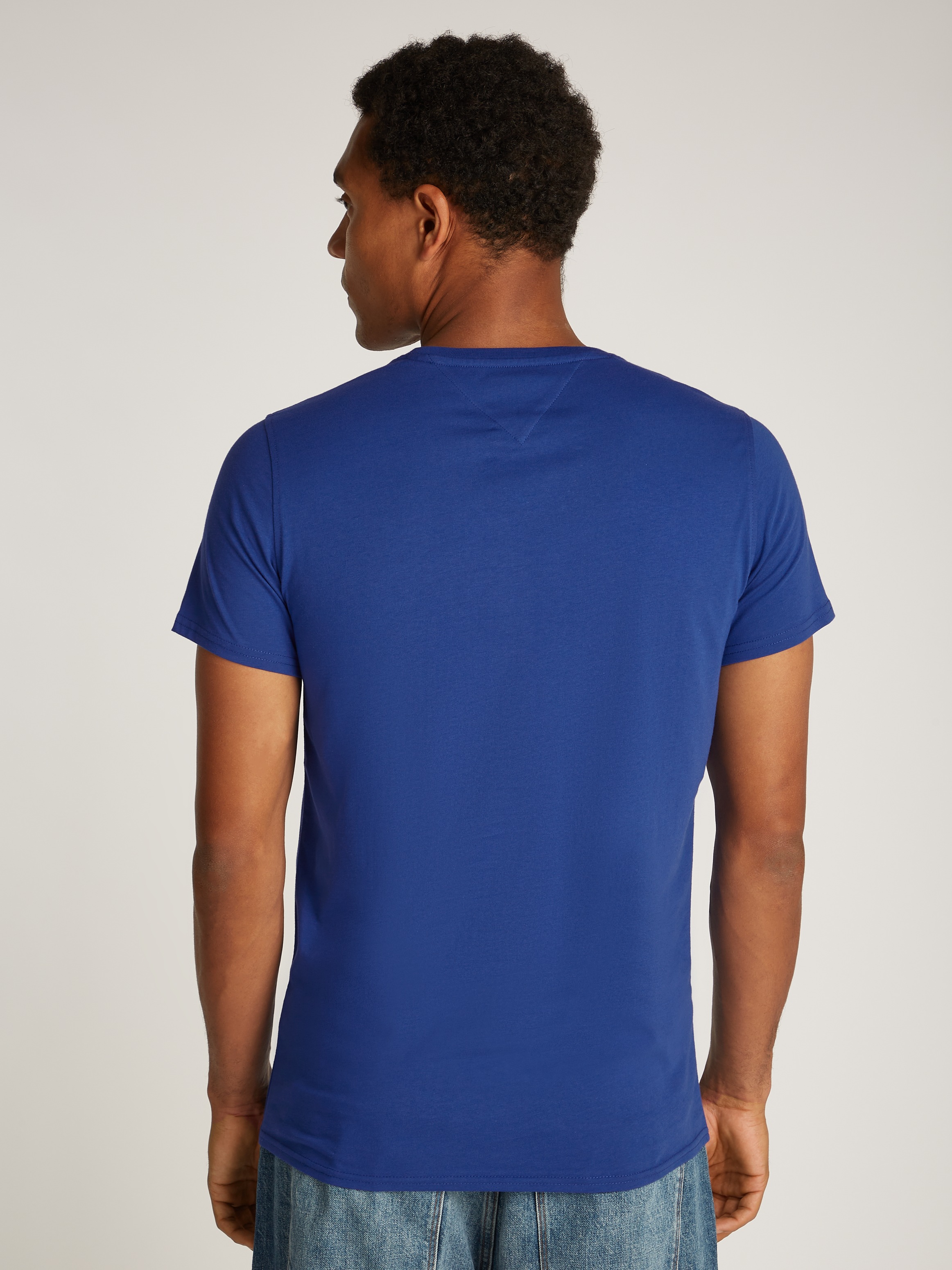 Tommy Jeans T-Shirt "TJM ESSENTIAL SOLID TEE", Regular Fit mit Rundhalsauss günstig online kaufen