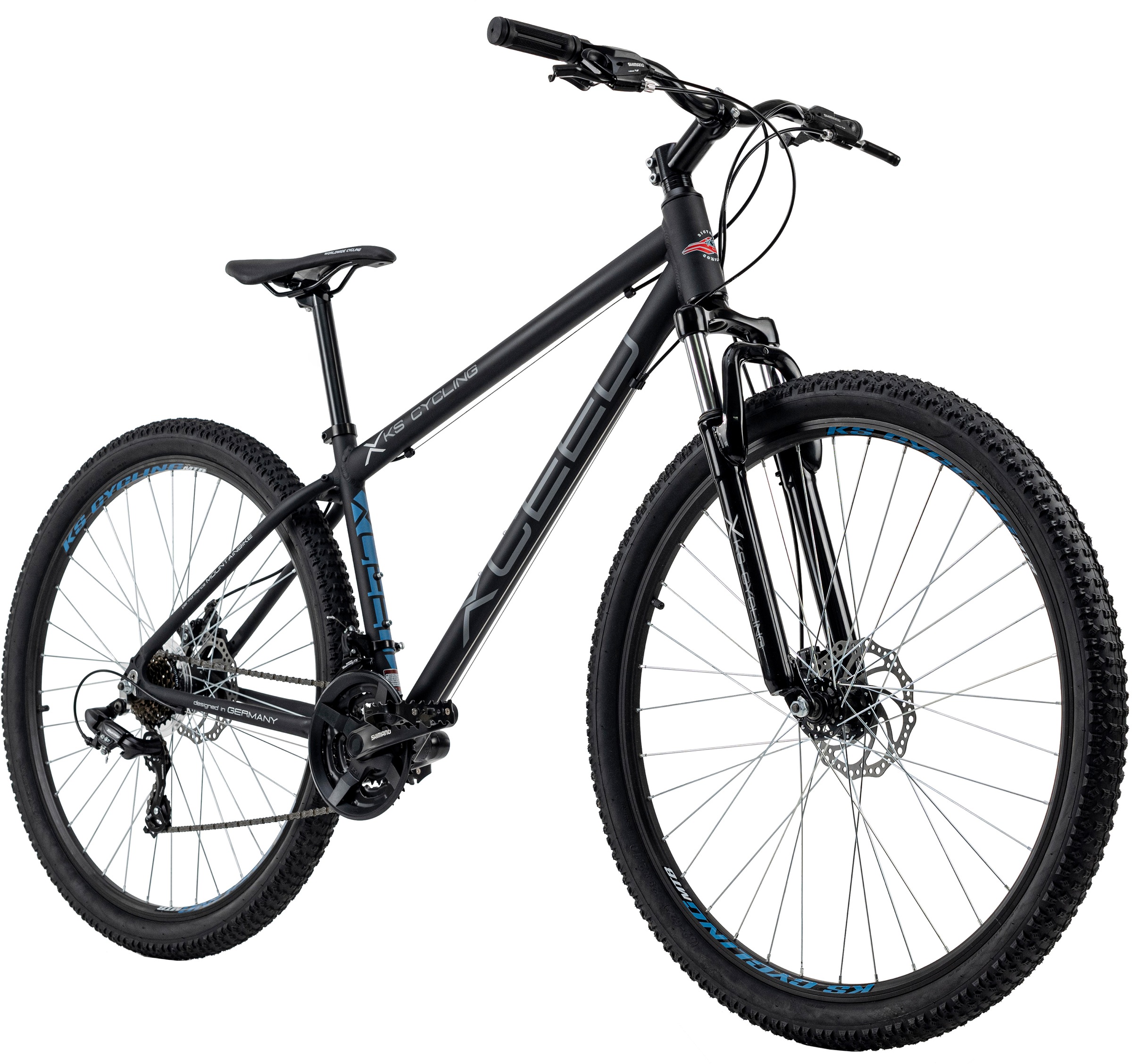 KS Cycling Mountainbike »Xceed«, 21 Gang, Shimano, Tourney Schaltwerk, Kettenschaltung, für Herren, Kettenschaltung