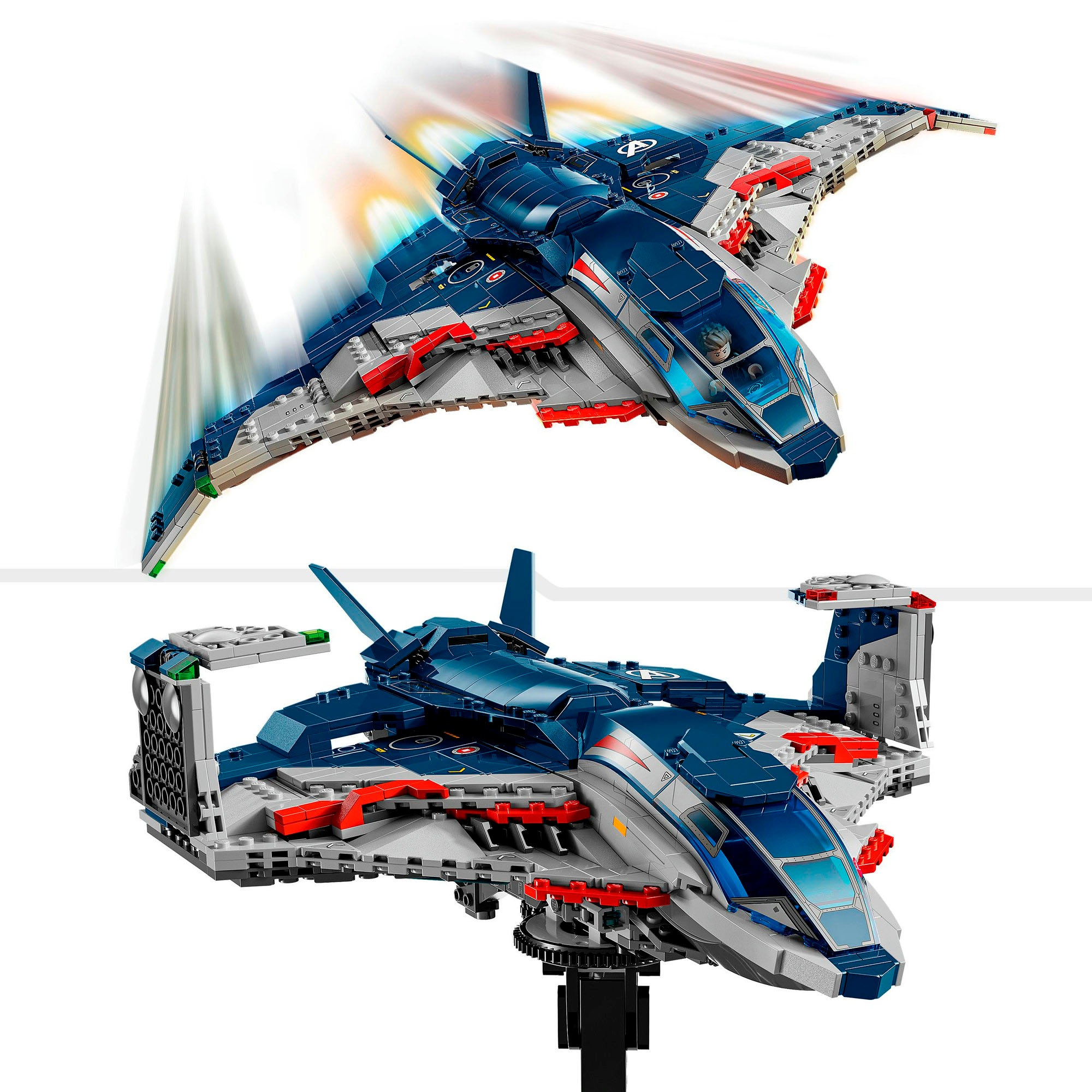 LEGO® Konstruktionsspielsteine »Avengers: Age of Ultron Quinjet (76325), LEGO Super Heroes«, (1131 St.), Made in Europe