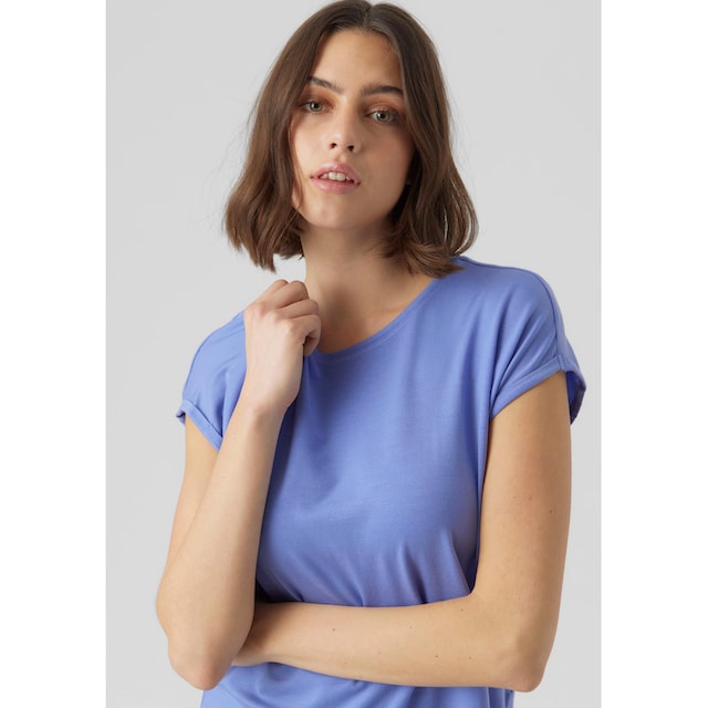 Moda BAUR Rundhalsshirt »VMAVA | TOP online SS PLAIN GAJRS bestellen NOOS« Vero