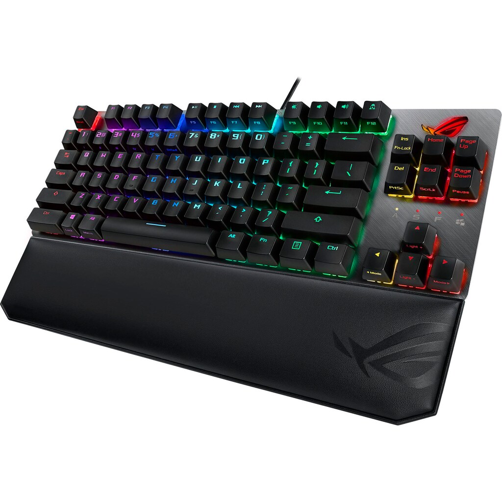 Asus Gaming-Tastatur »ROG Strix Scope NX TKL D/NXRD/DE«, (Multimedia-Tasten)