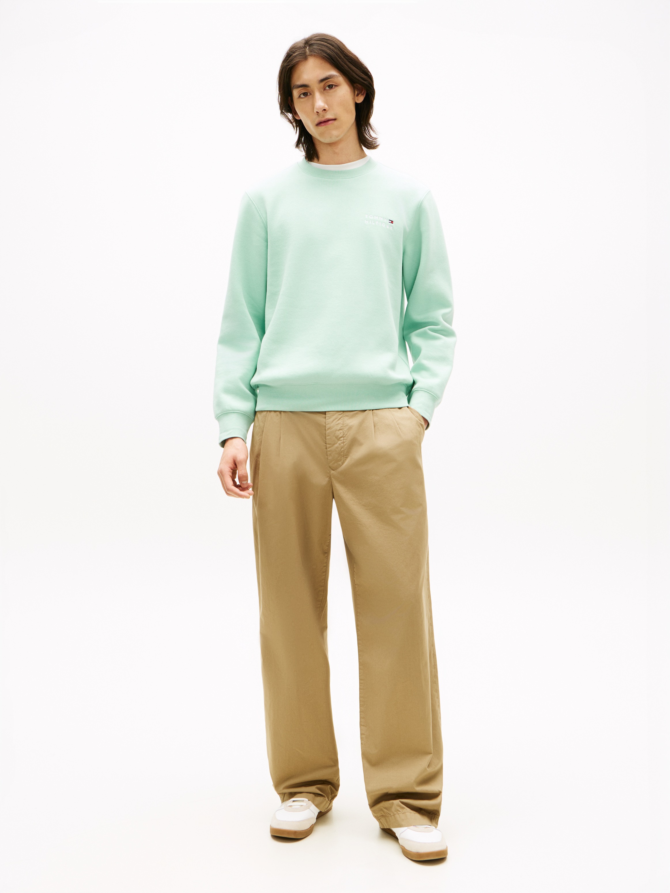 Tommy Hilfiger Sweatshirt »BRAND LOVE TERRY EMBROIDDERY STACK«
