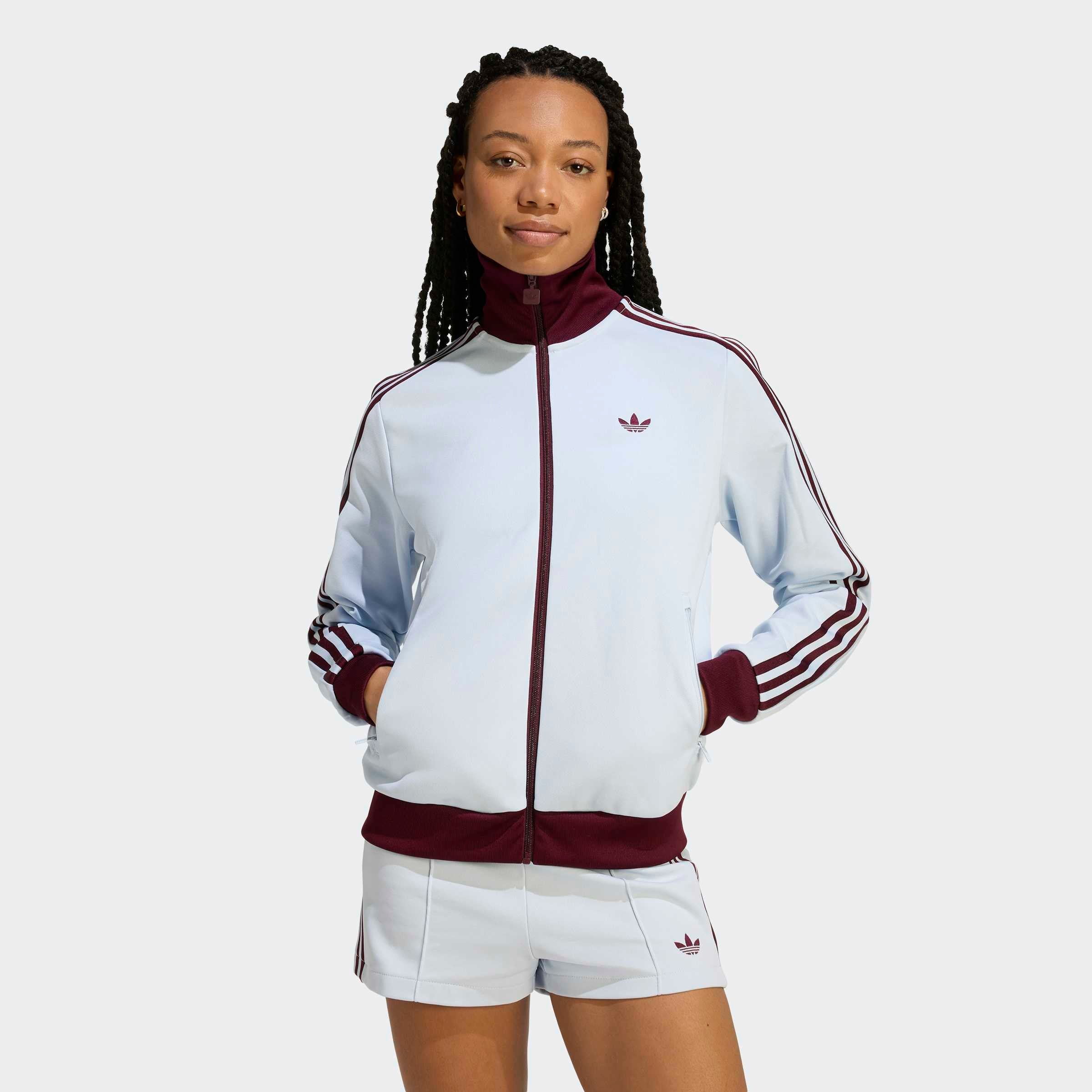 adidas Originals Trainingsjacke "CLASSIC TRACK" aus Baumwolle, reguläre Passform