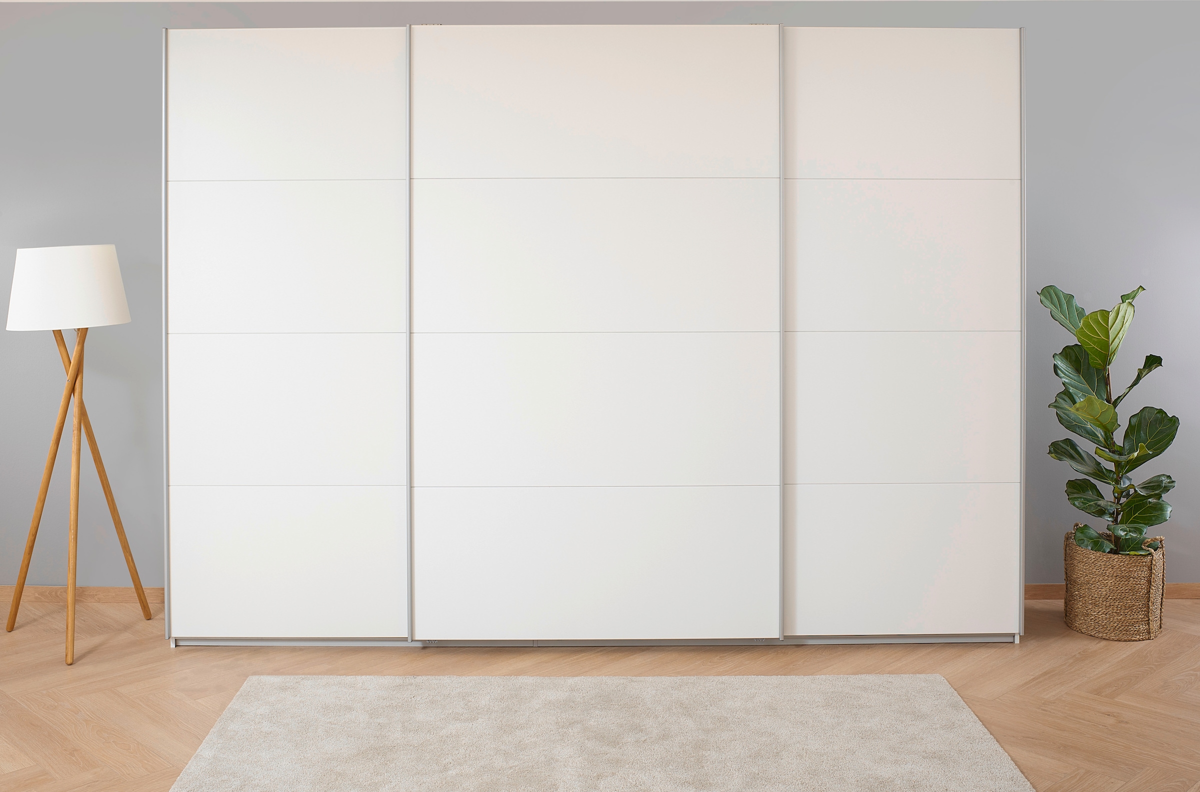 OTTO home Kleiderschrank "Mehrzweckschrank Aktenschrank Möbel Mietswohnung Schlafzimmer KOLUNA" 3 Ausstattungen BASIC/CLASSIC/PREMIUM (inkl. SOFT-CLOSE-FUNKTION), Breiten 203/271/315/360 cm Höhen 210/229 Dekor-Front MADE IN GERMANY