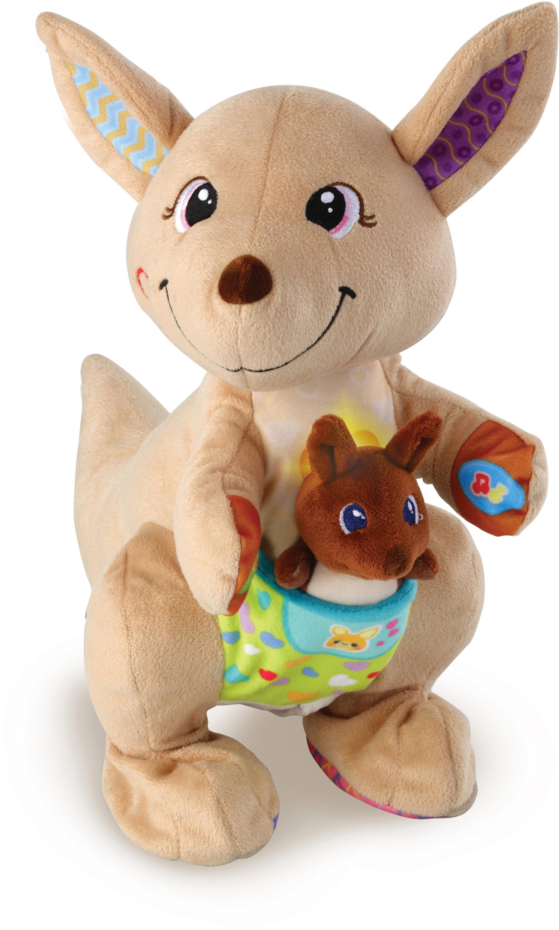 Vtech® Kuscheltier »VTechBaby, Hüpf-mit-mir-Känguru«, (2 St.)