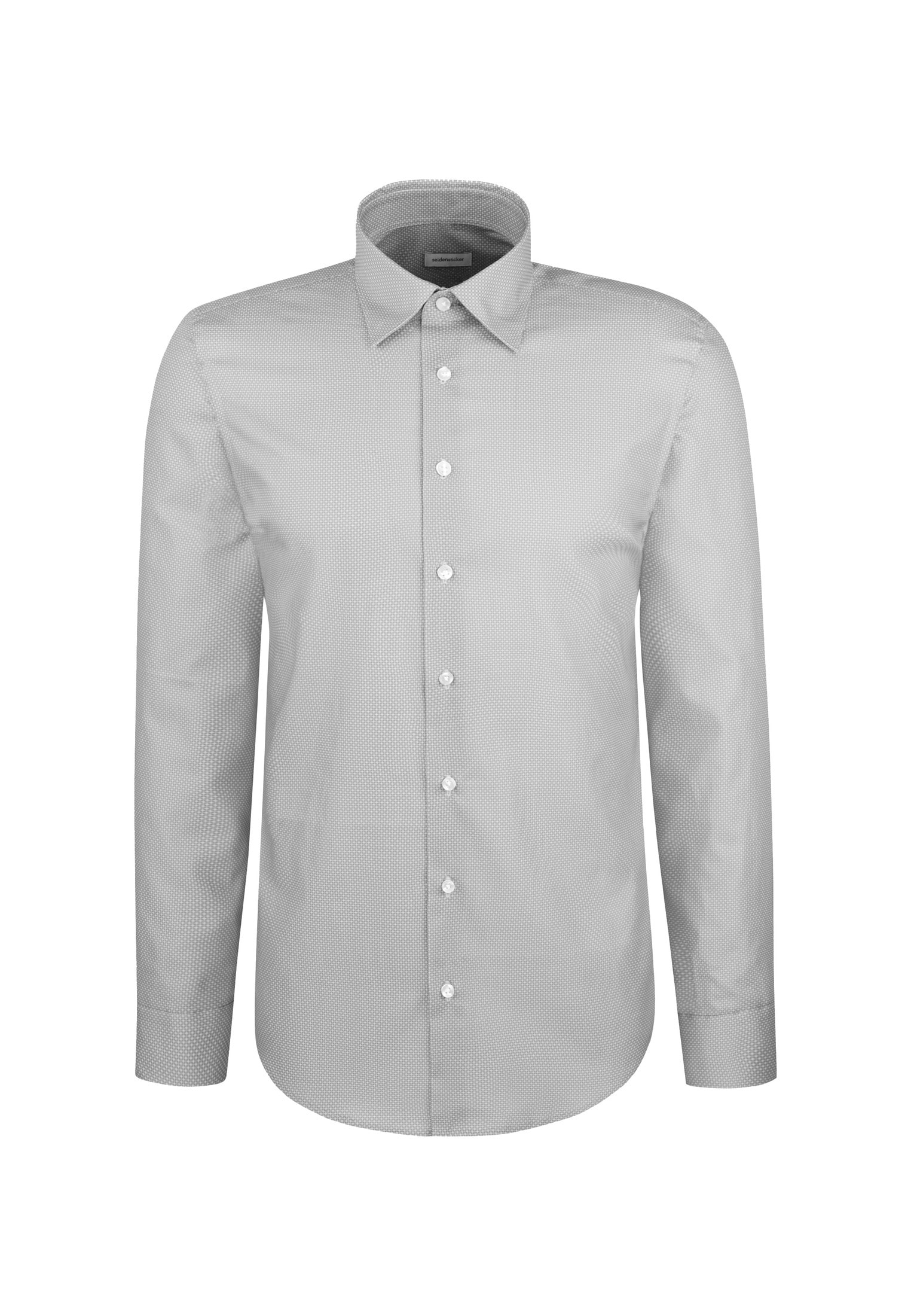 seidensticker Businesshemd »Schwarze Rose«, Slim 1/1 Covered-Button-Down-Kragen Druck