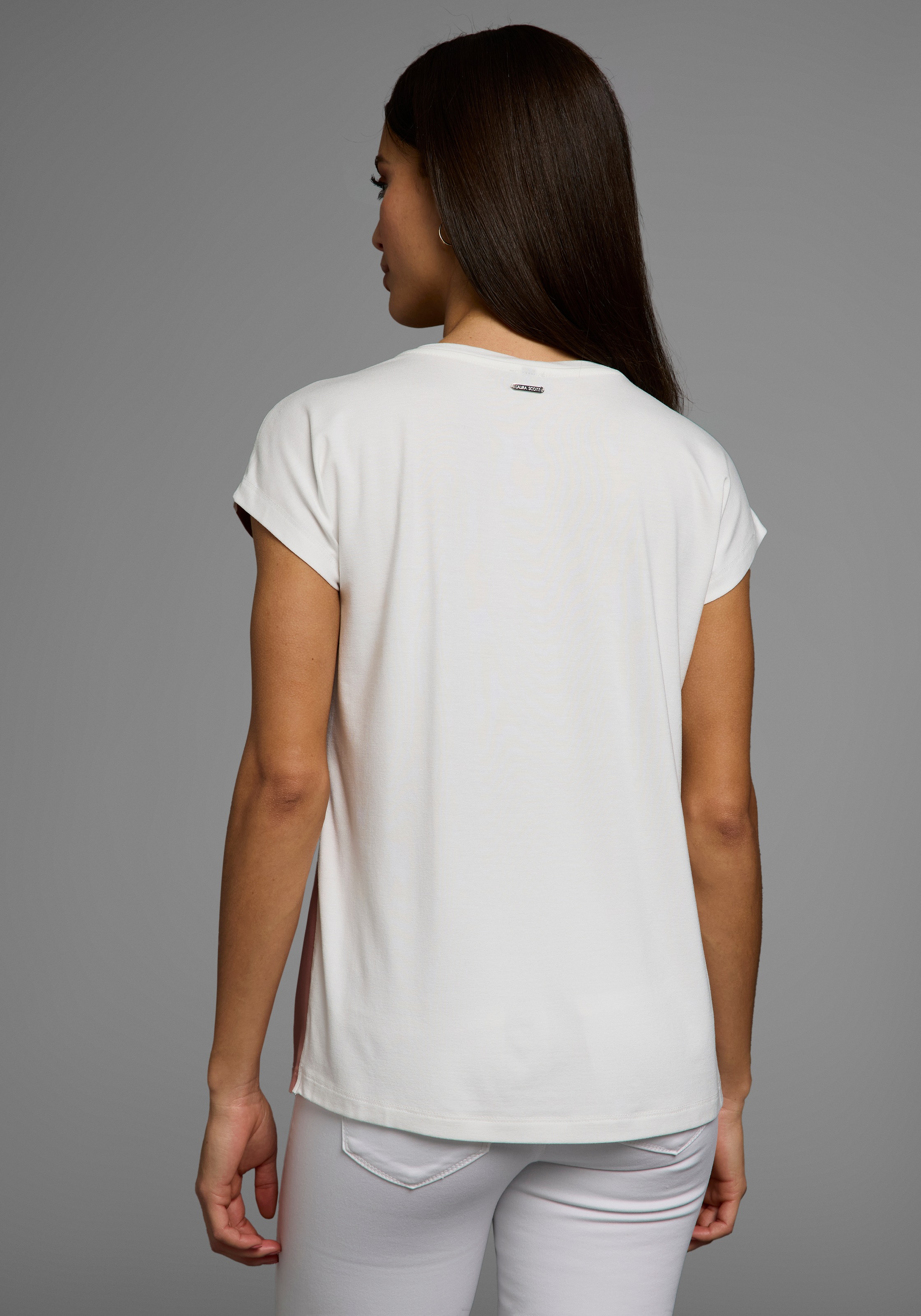 Laura Scott Shirtbluse, in Shirt-Optik mit dezentem Graphik-Design günstig online kaufen