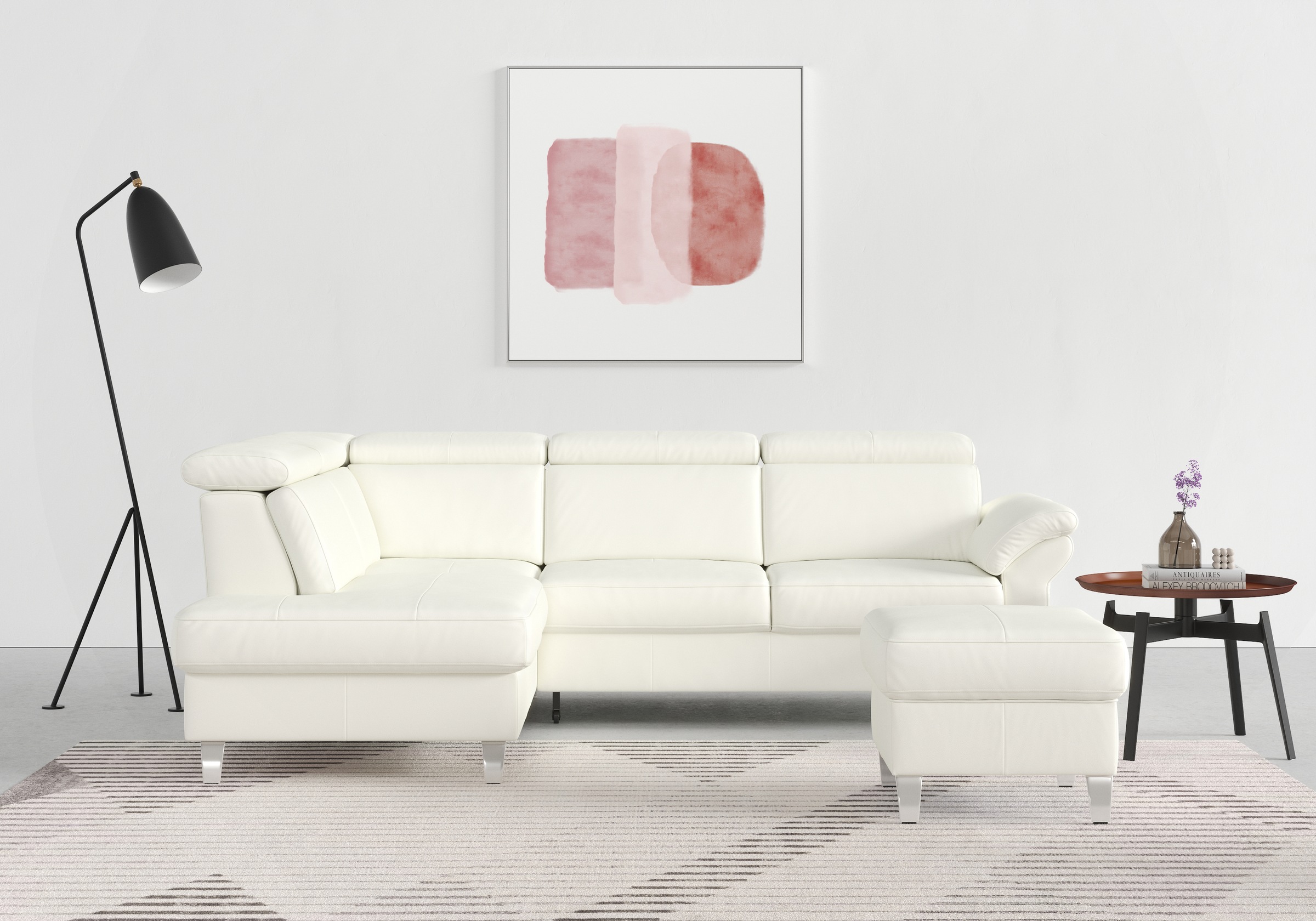 sit&more Ecksofa, inklusive Kopfteilverstellung, wahlweise mit Bettfunktion und Bettkasten