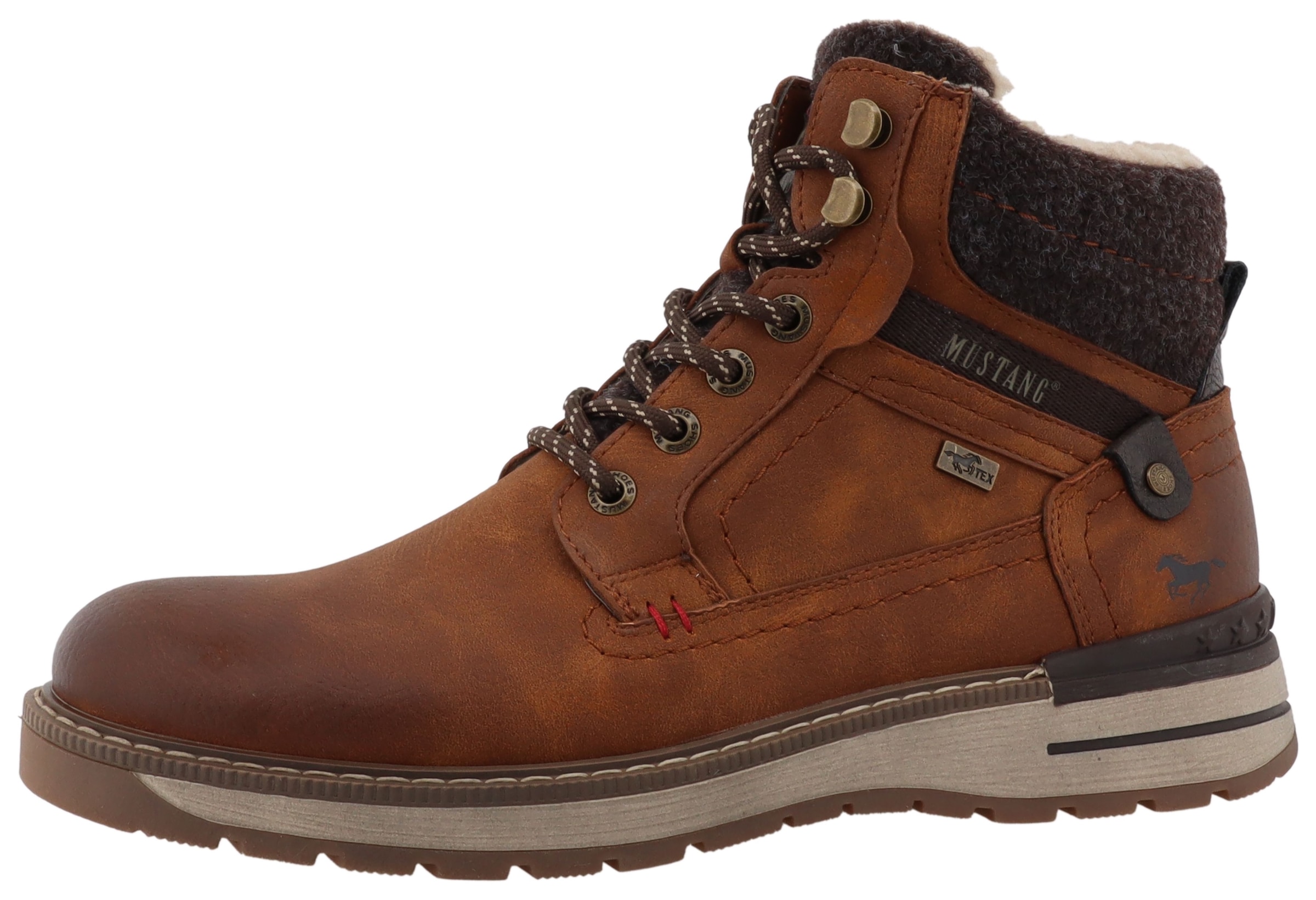 Mustang Shoes Winterboots "Maril" Workerboots, Schnürboots mit TEX-Ausstatt günstig online kaufen