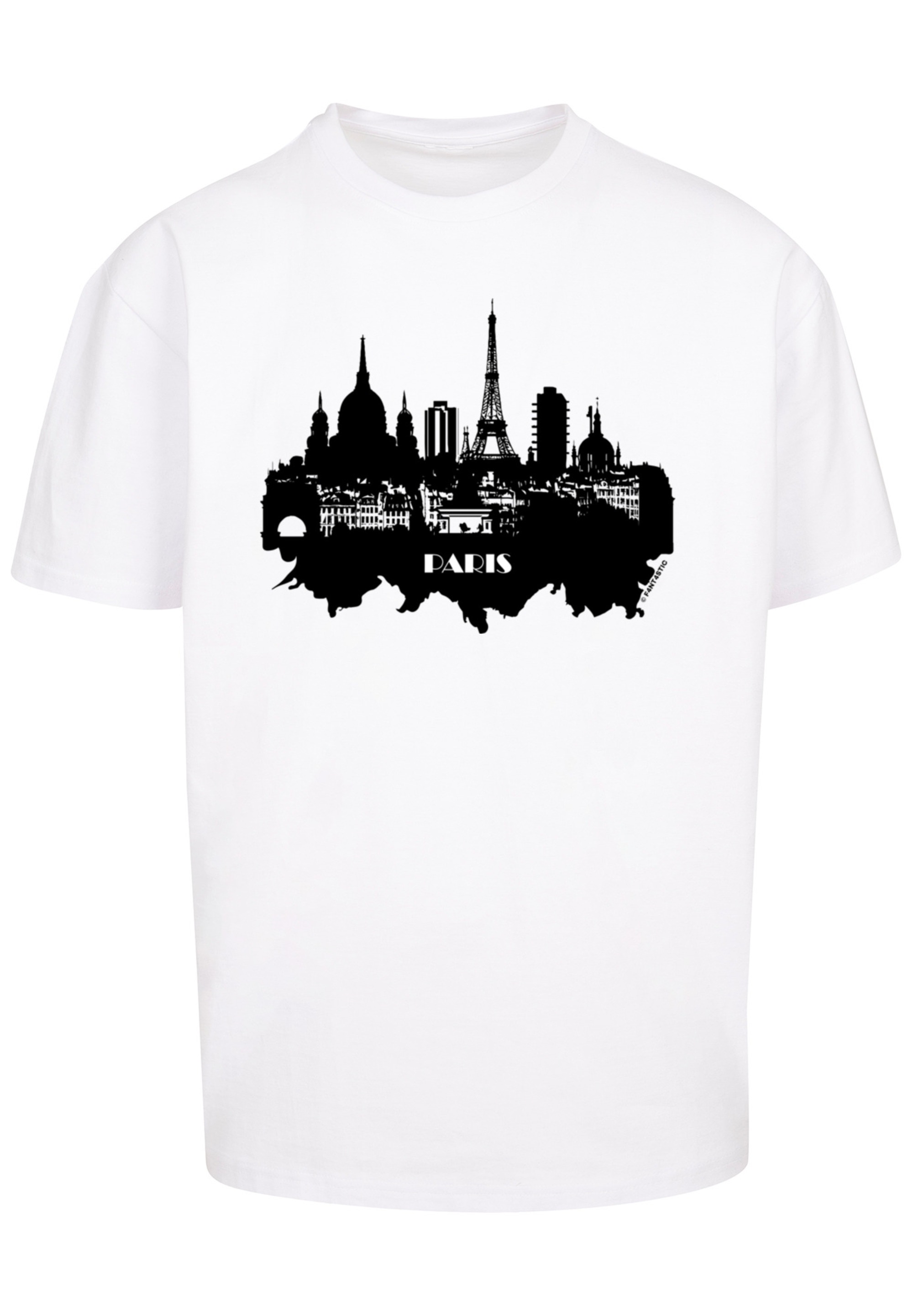 F4NT4STIC T-Shirt »PARIS SKYLINE OVERSIZE TEE«, Print