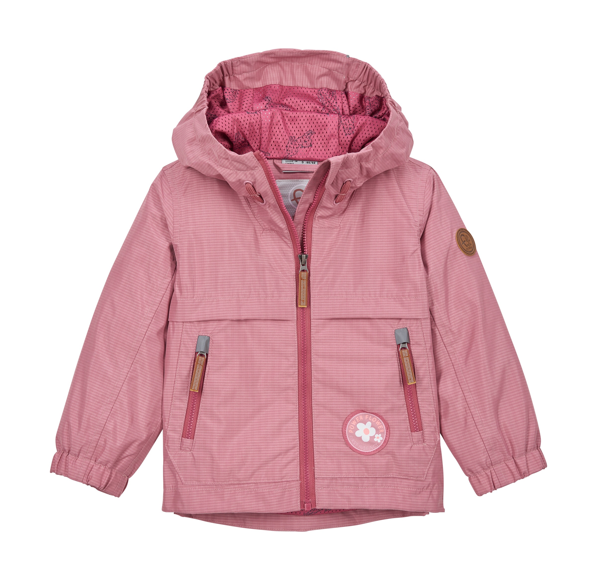 first instinct by killtec Funktionsjacke "FIOS 7 MNS JCKT" Wasserdichte Kinderjacke mit Kapuze, Kinnschutz und Namensetikett