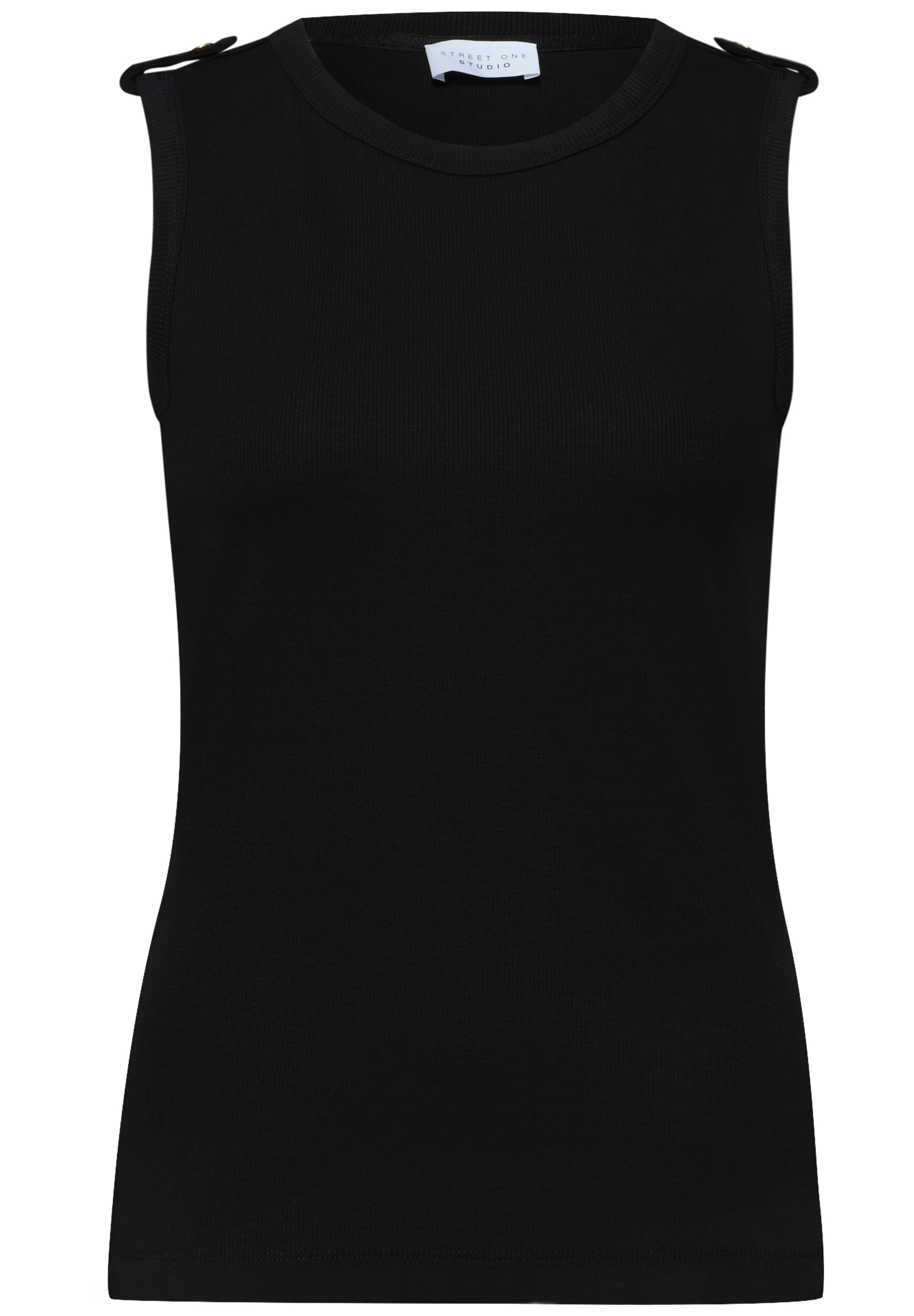 STREET ONE STUDIO Ripptanktop mit Rippstrick-Struktur