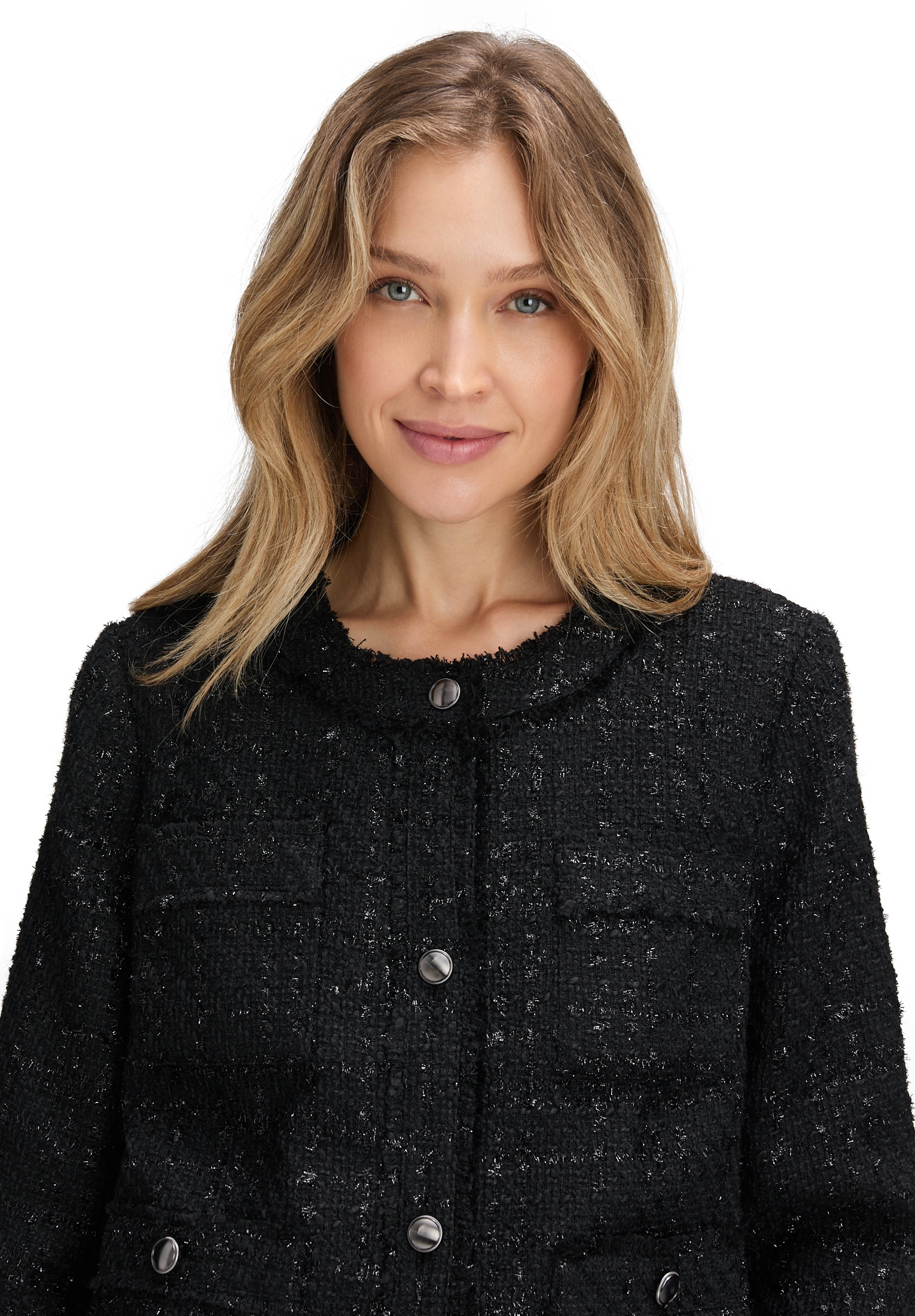 Betty Barclay Jackenblazer »Damen Blazer-Jacke mit Fransen«