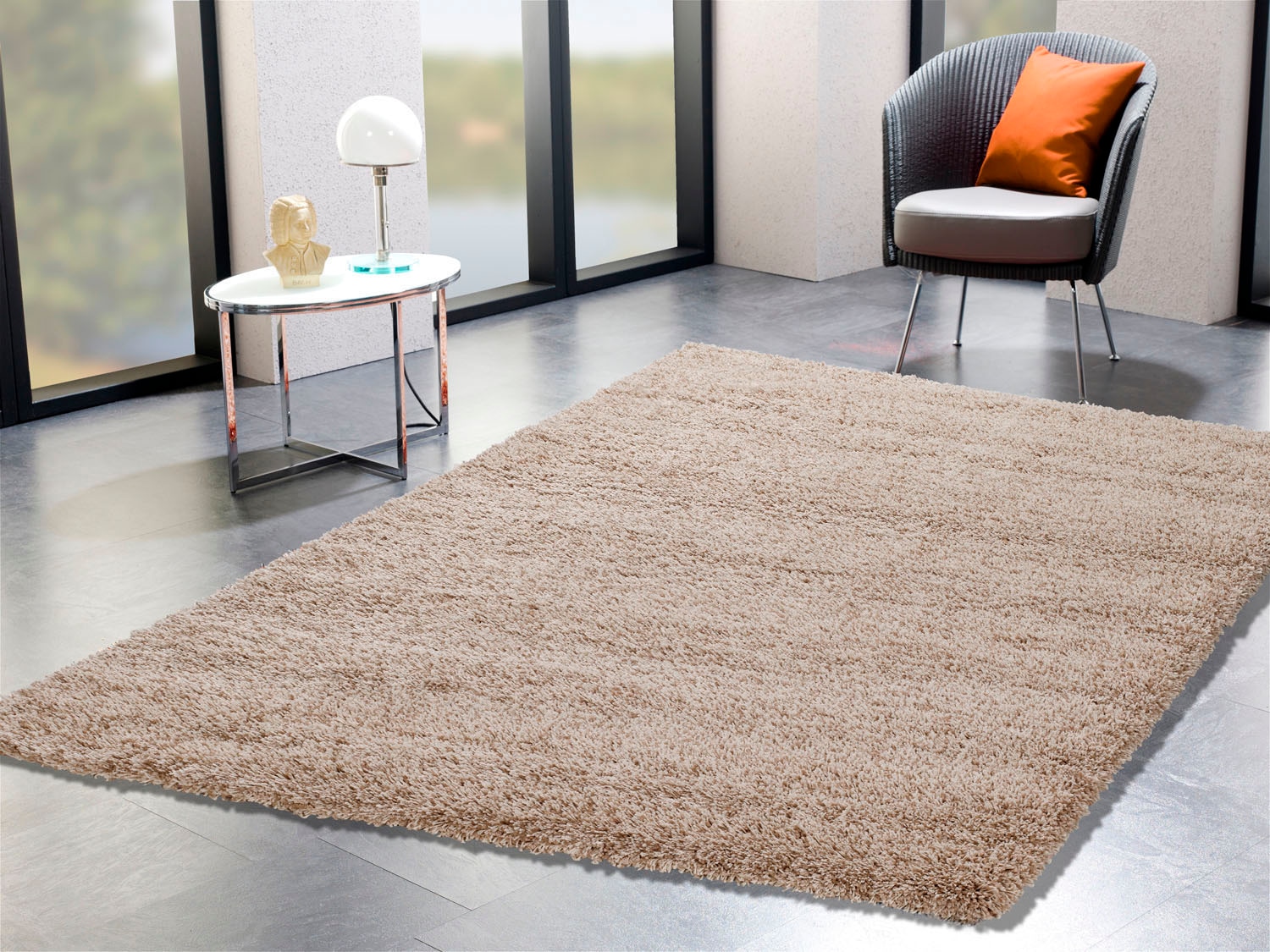 OCI DIE TEPPICHMARKE Hochflor-Teppich "LOBBY SHAGGY, auch als Läufer und in Rund" rechteckig 52 mm Höhe Langflor, dichter Shaggy, robust, auch in quadratischer Form