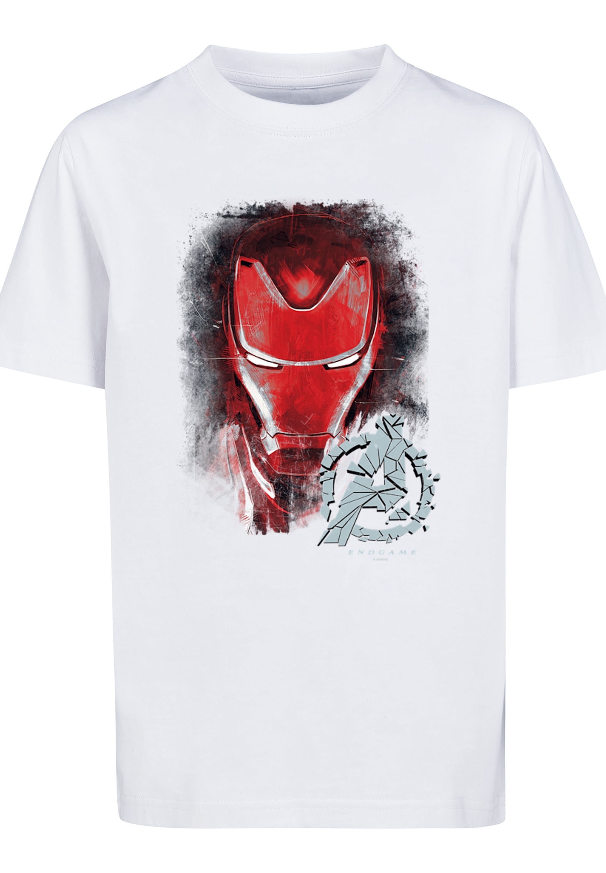 Merch,Jungen,Mädchen,Logo Man »Marvel Brushed«, Print T-Shirt BAUR Endgame Unisex bestellen | F4NT4STIC Kinder,Premium Iron Avengers