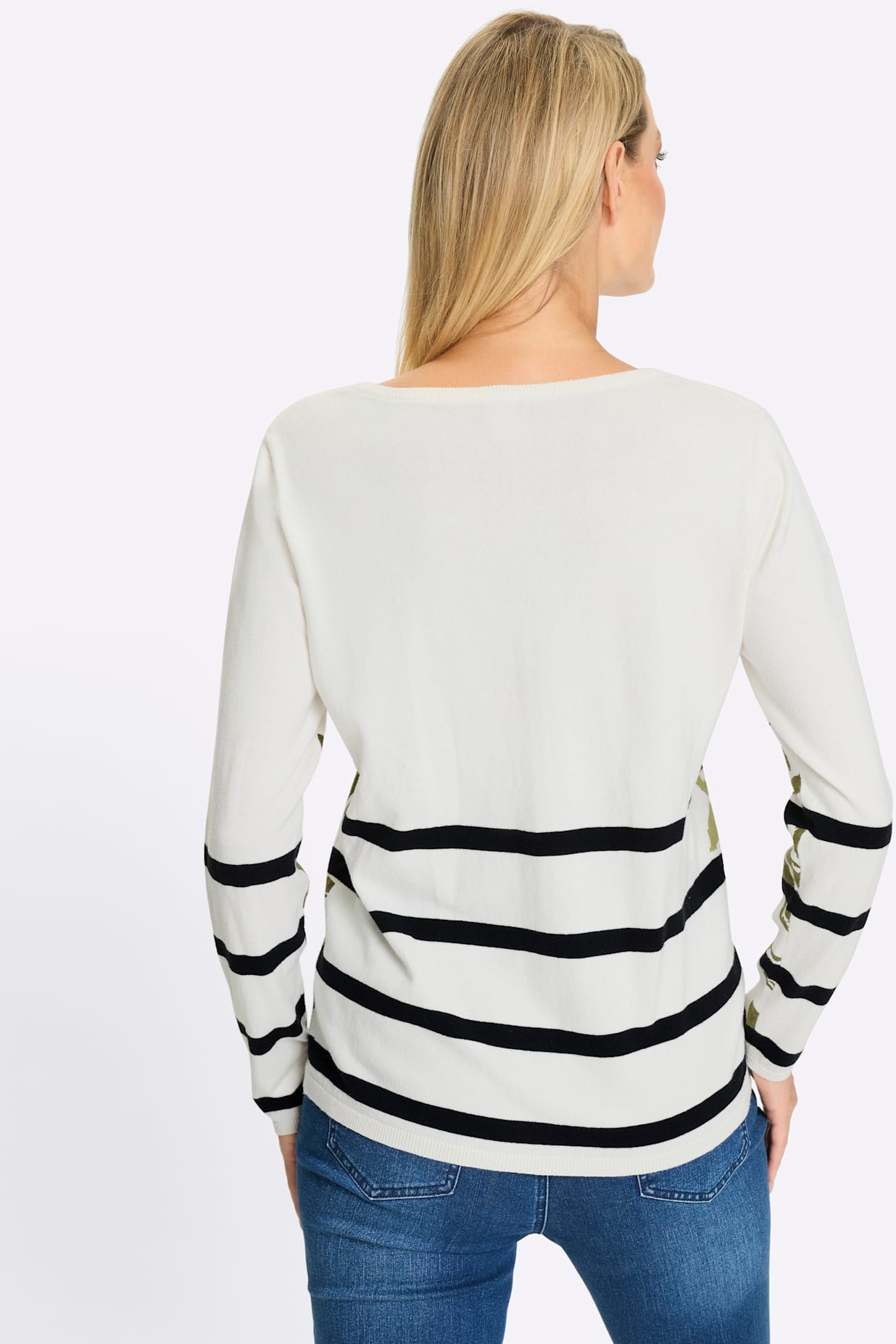 Thumbnail - heine Strickpullover "Druck-Pullover"