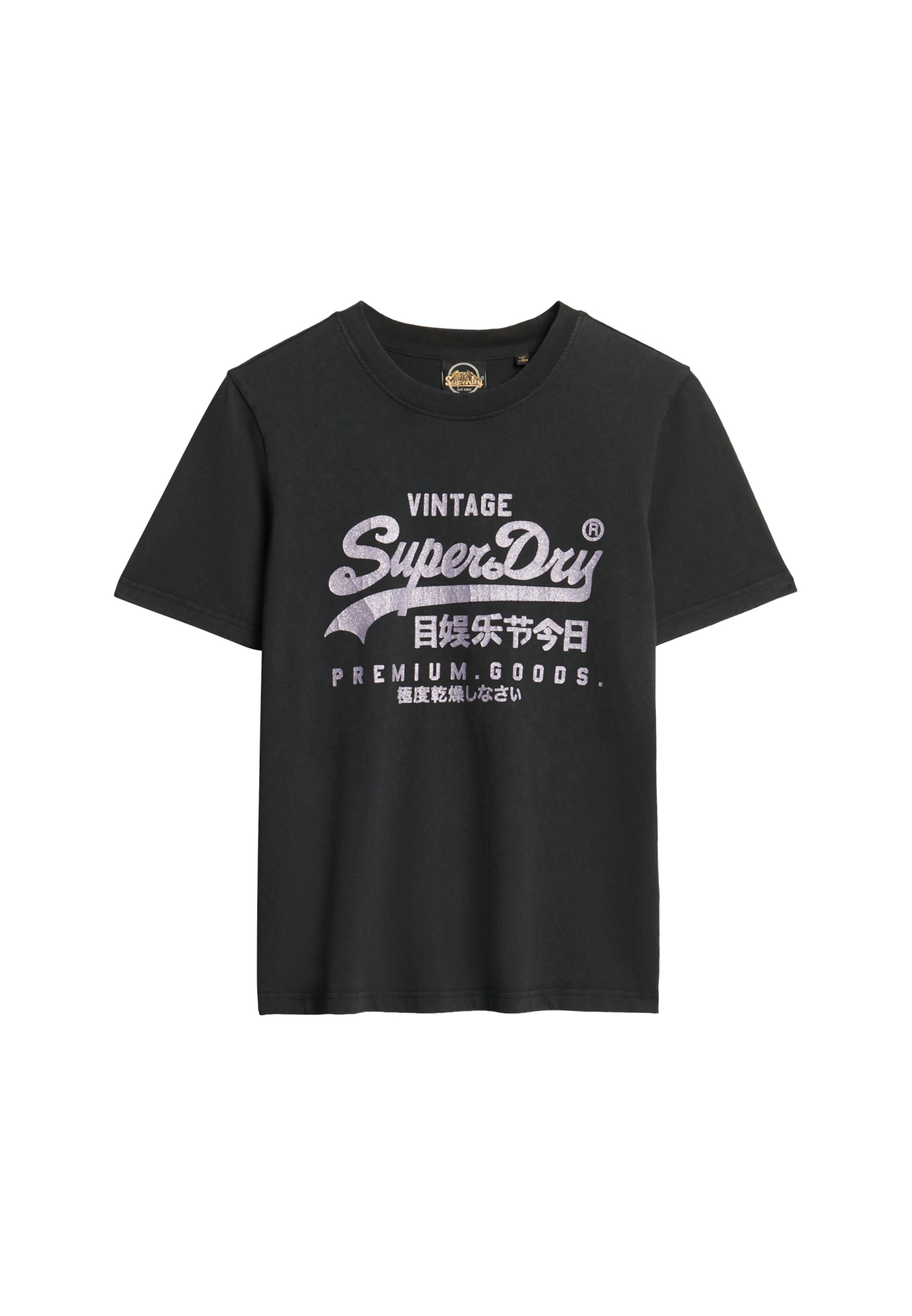 Superdry Kurzarmshirt »VL METALLIC RELAXED TEE«