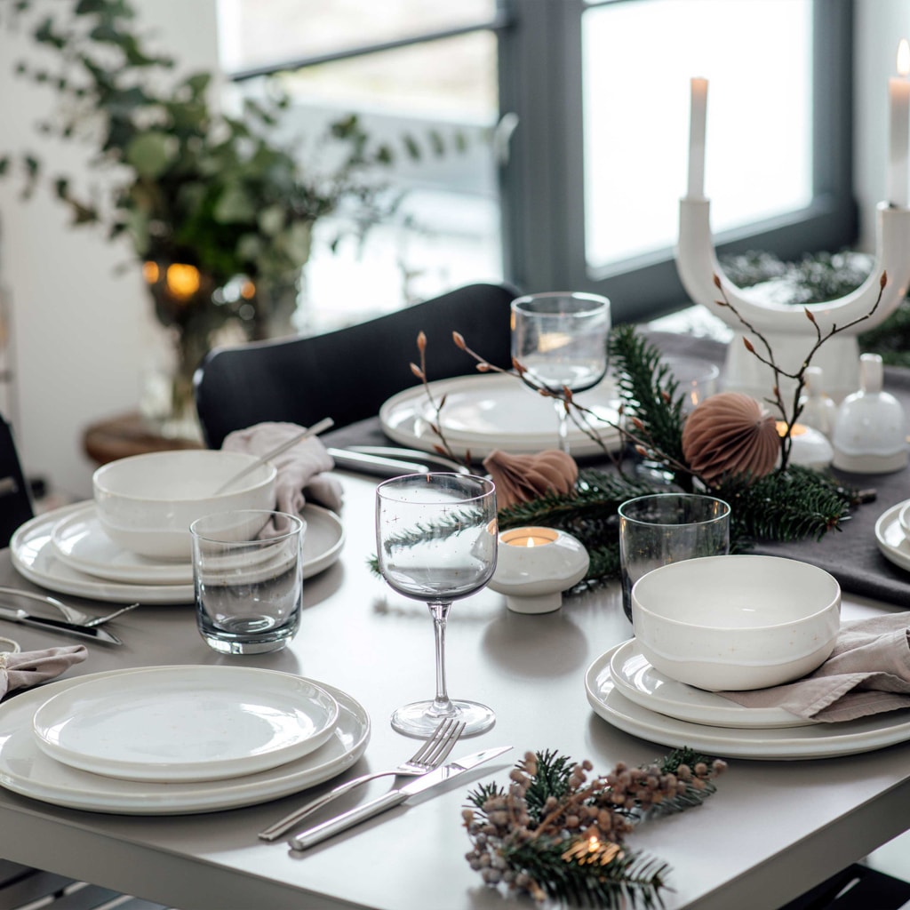 like. by Villeroy & Boch Weißweinglas »Weingläser Winter Glow 270 ml 6er Set grau«
