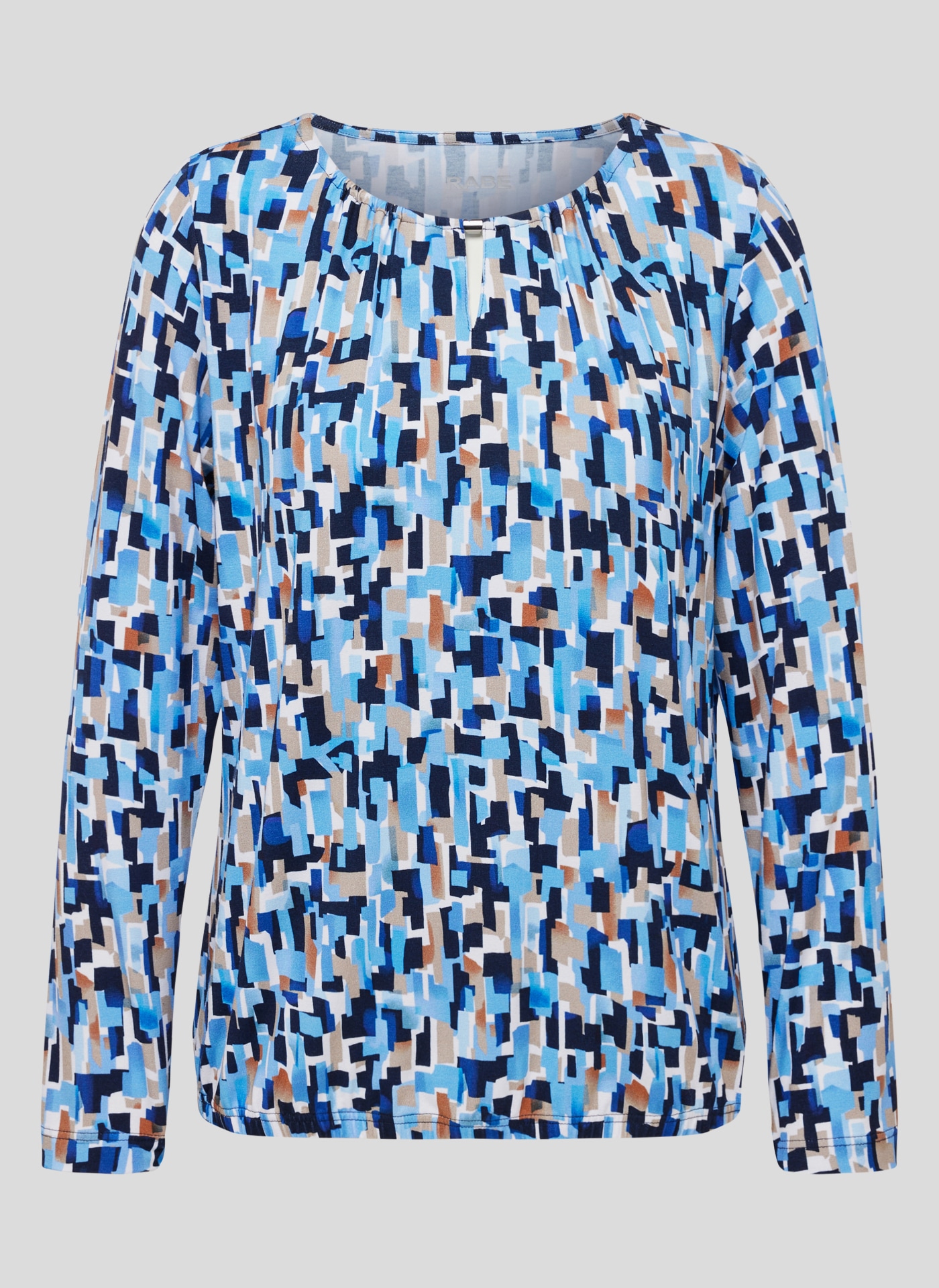 Rabe Langarmshirt, mit grafischem Muster