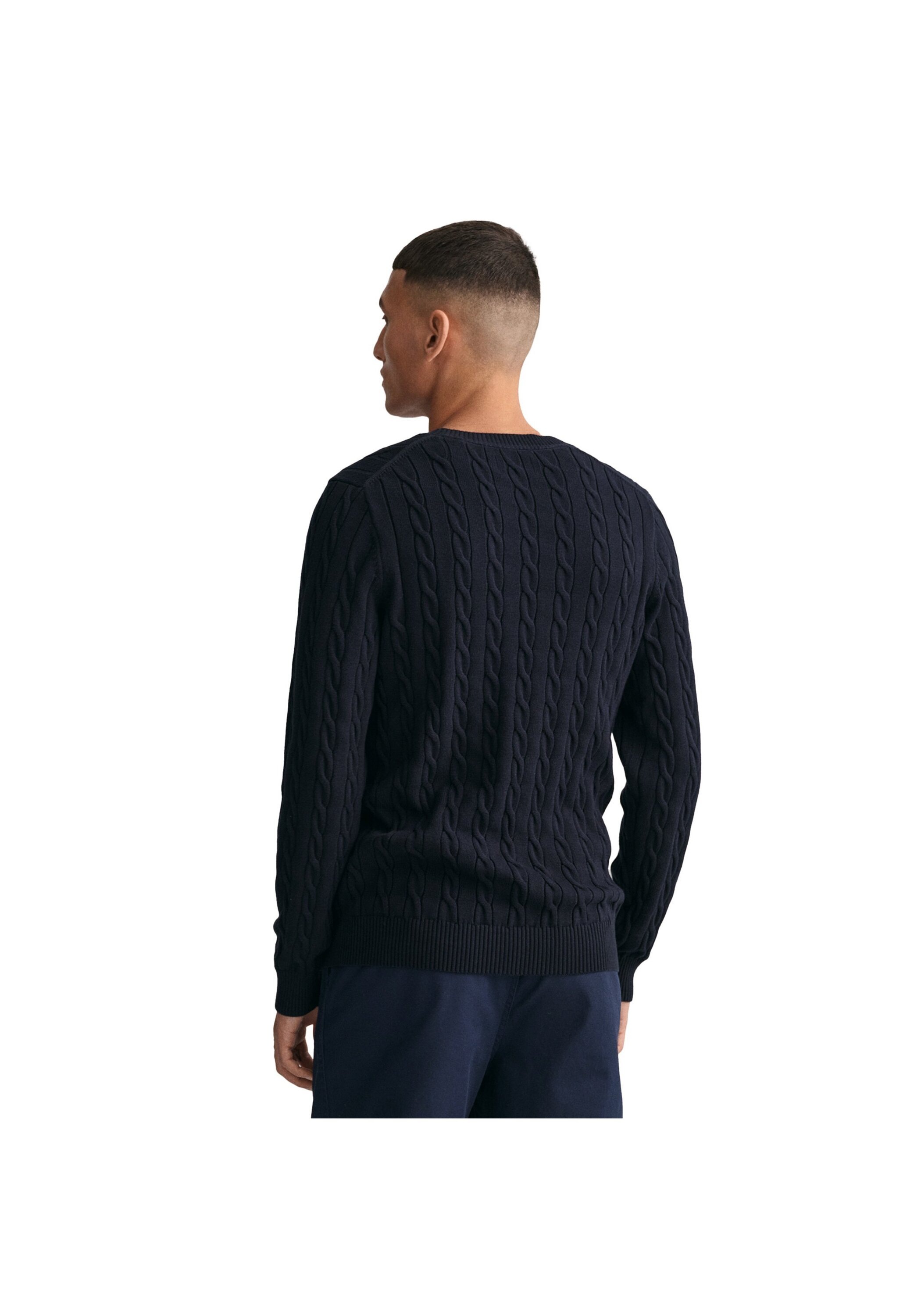 Thumbnail - Gant Sweater "Strickpullover COTTON CABLE C-NECK"