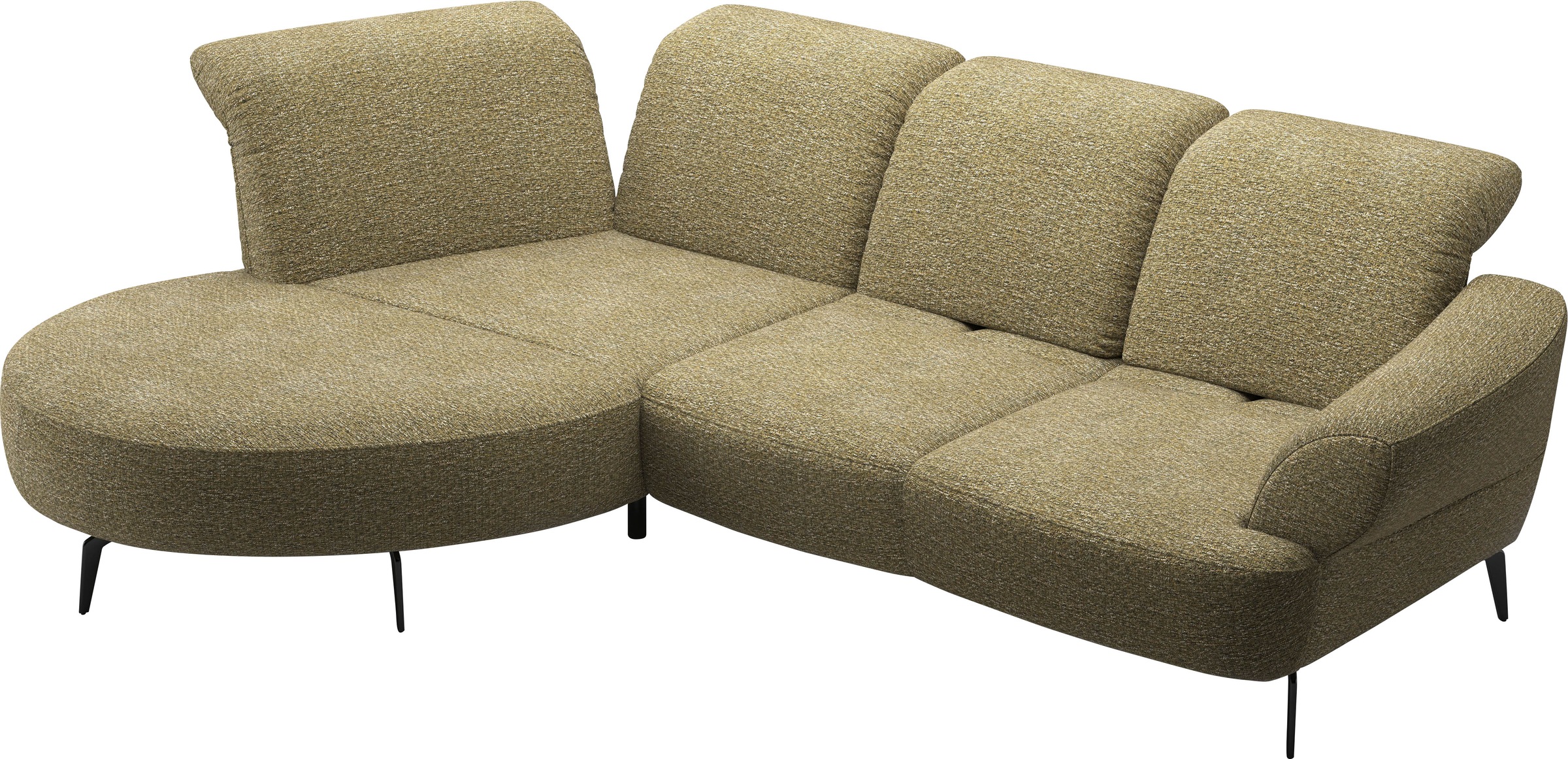 sit&more Ecksofa »Dance«, inkl.System Click&Seat und Sitztiefenverstellung
