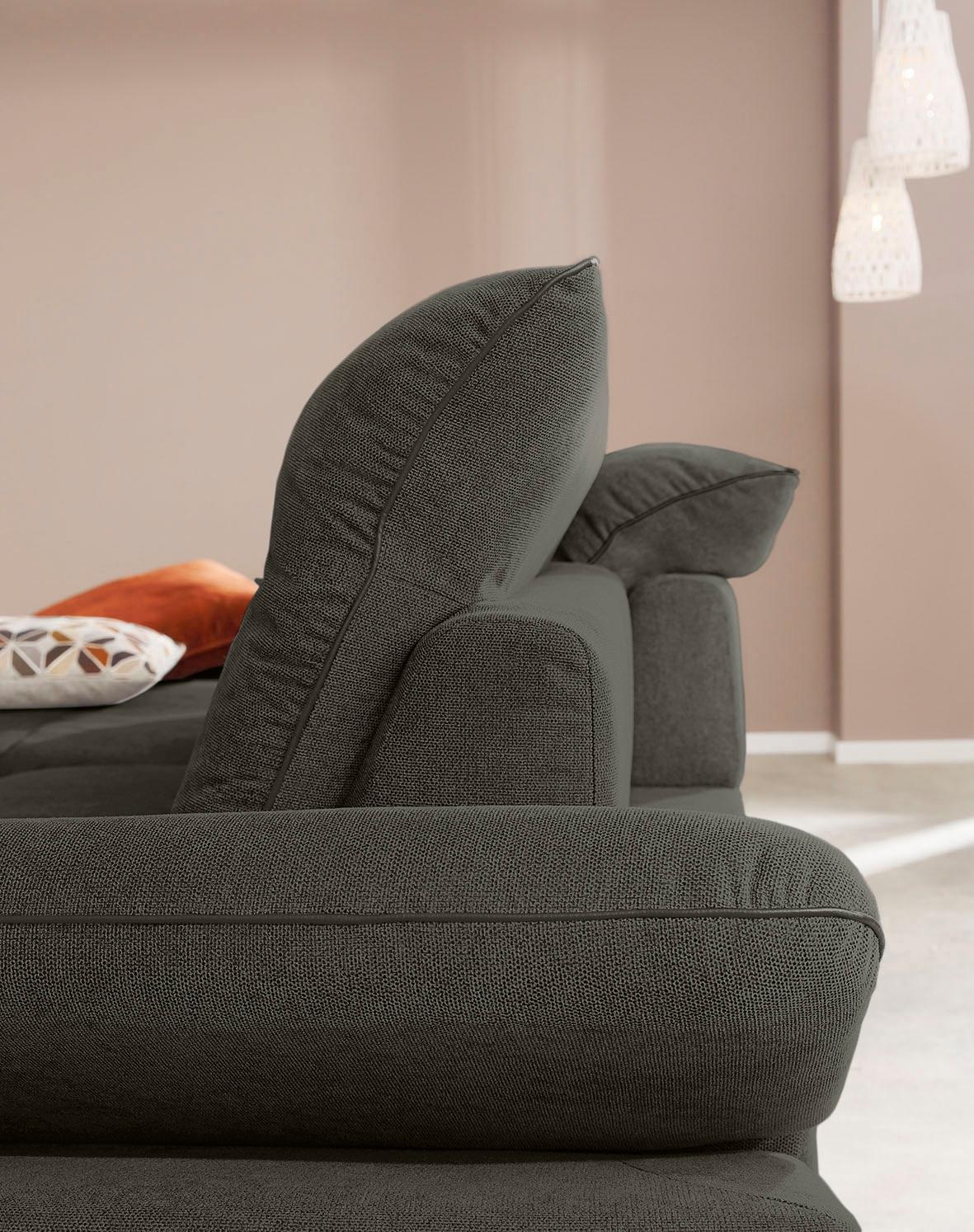 Thumbnail - W.SCHILLIG Ecksofa "enjoy&MORE, mit tollem Sitzkomfort, elegant und bequem, L-Form", mit Sitztiefenverstellung, Füße sil...