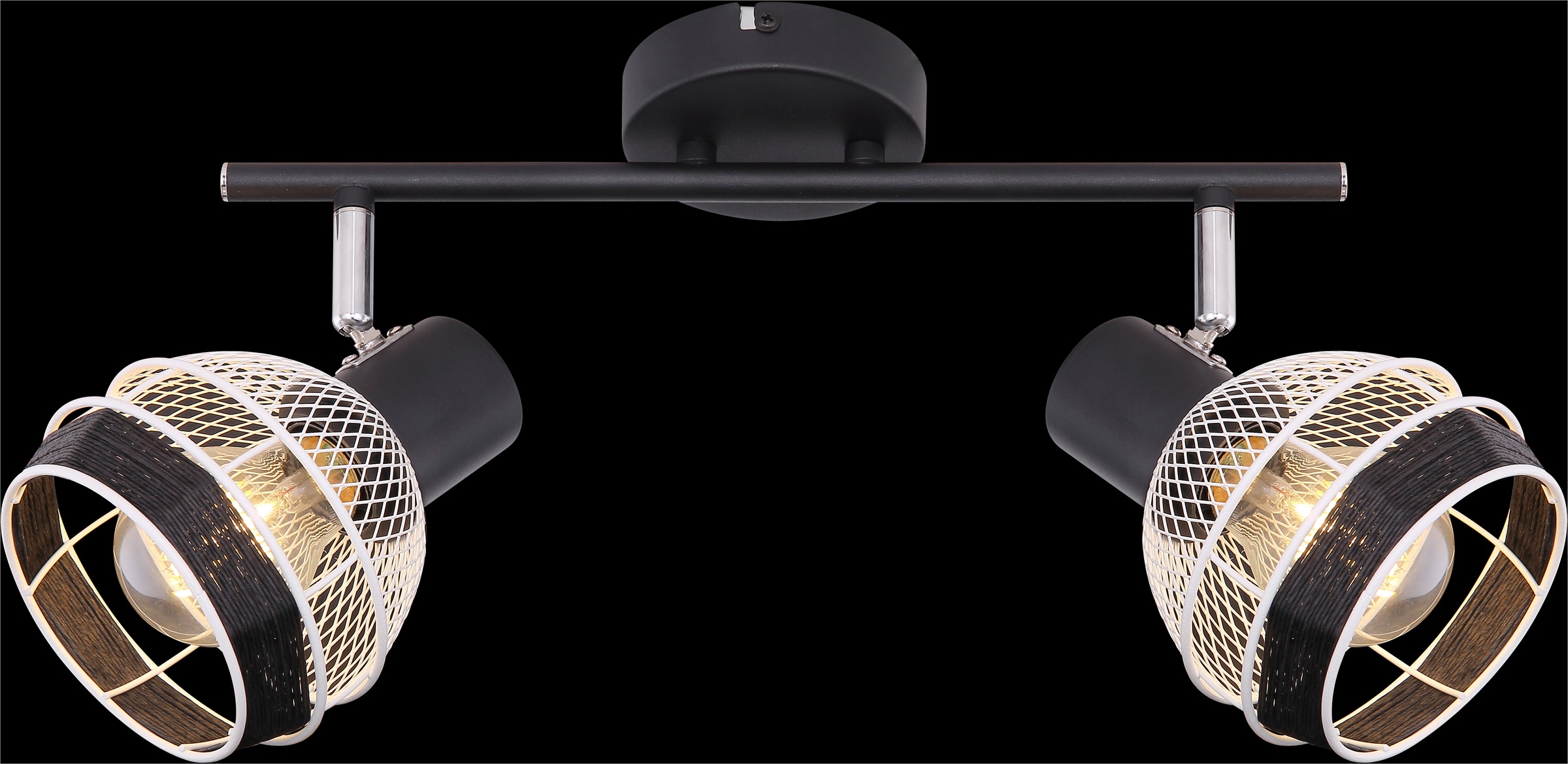 GLOBO LIGHTING Deckenstrahler »GRIDDY« E27 1 Stk. Spot Deckenspot Flur Schlafzimmer Wohnzimmer