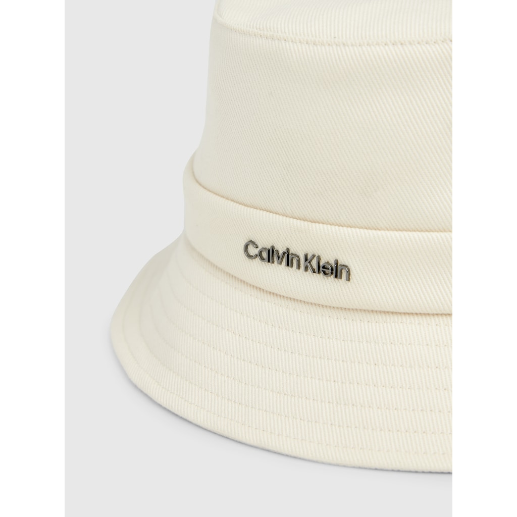 Calvin Klein Fischerhut »METAL LETTERING CANVAS BUCKET«