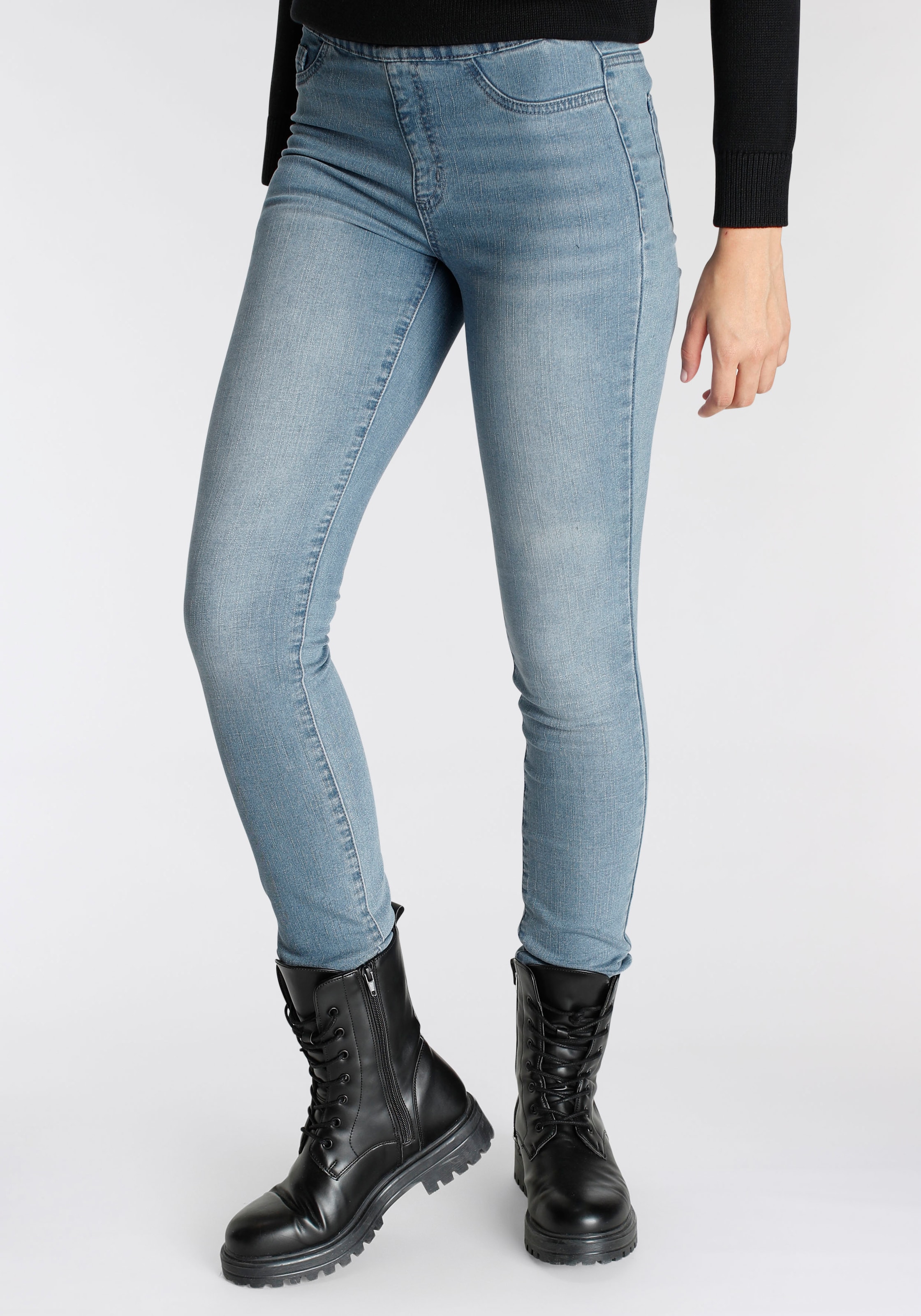 Jeansjeggings »mit leichtem Thermo Effekt«, High Waist