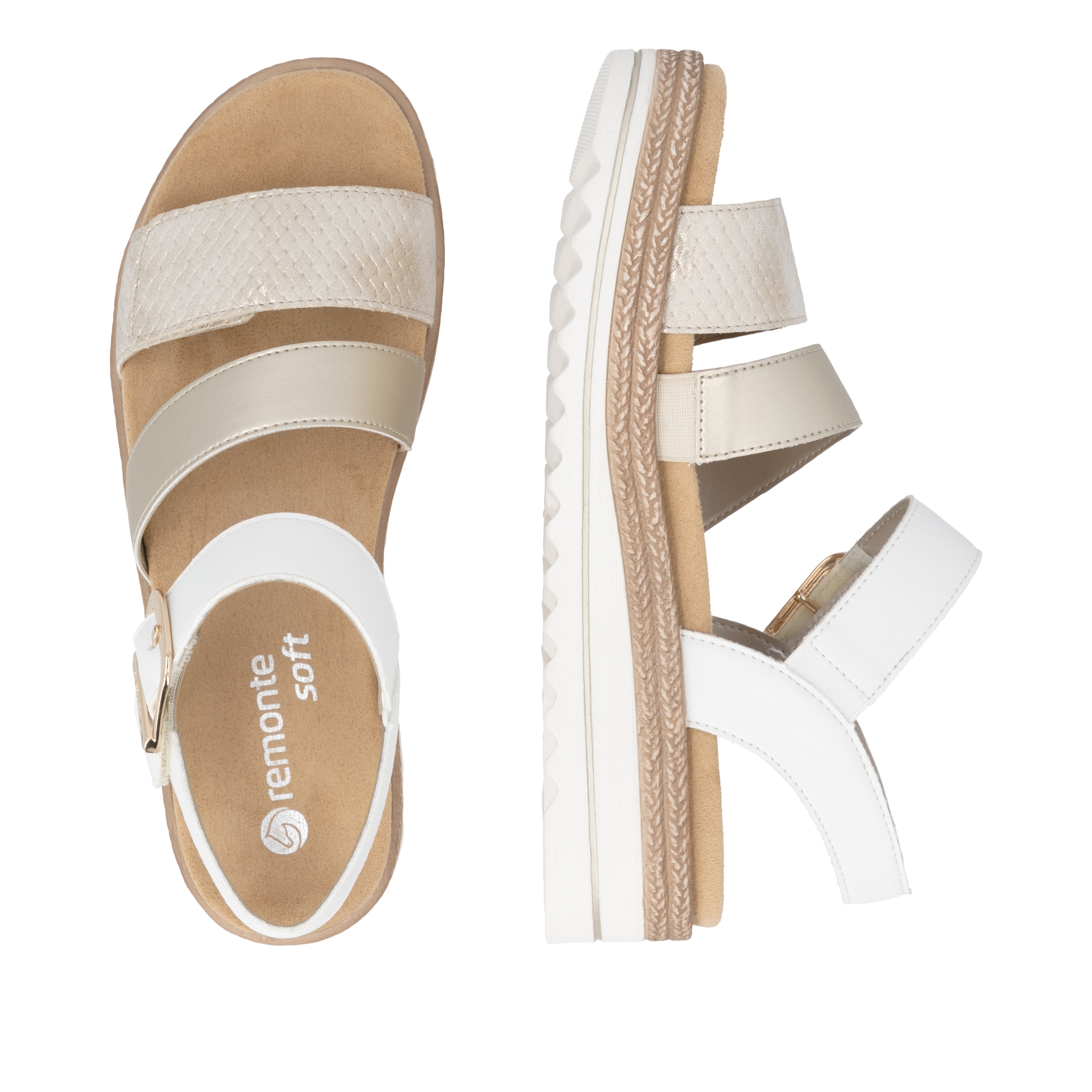 Remonte Keilsandalette  Keilabsatz, Sommerschuh, Sandale in veganer Verarbeitung