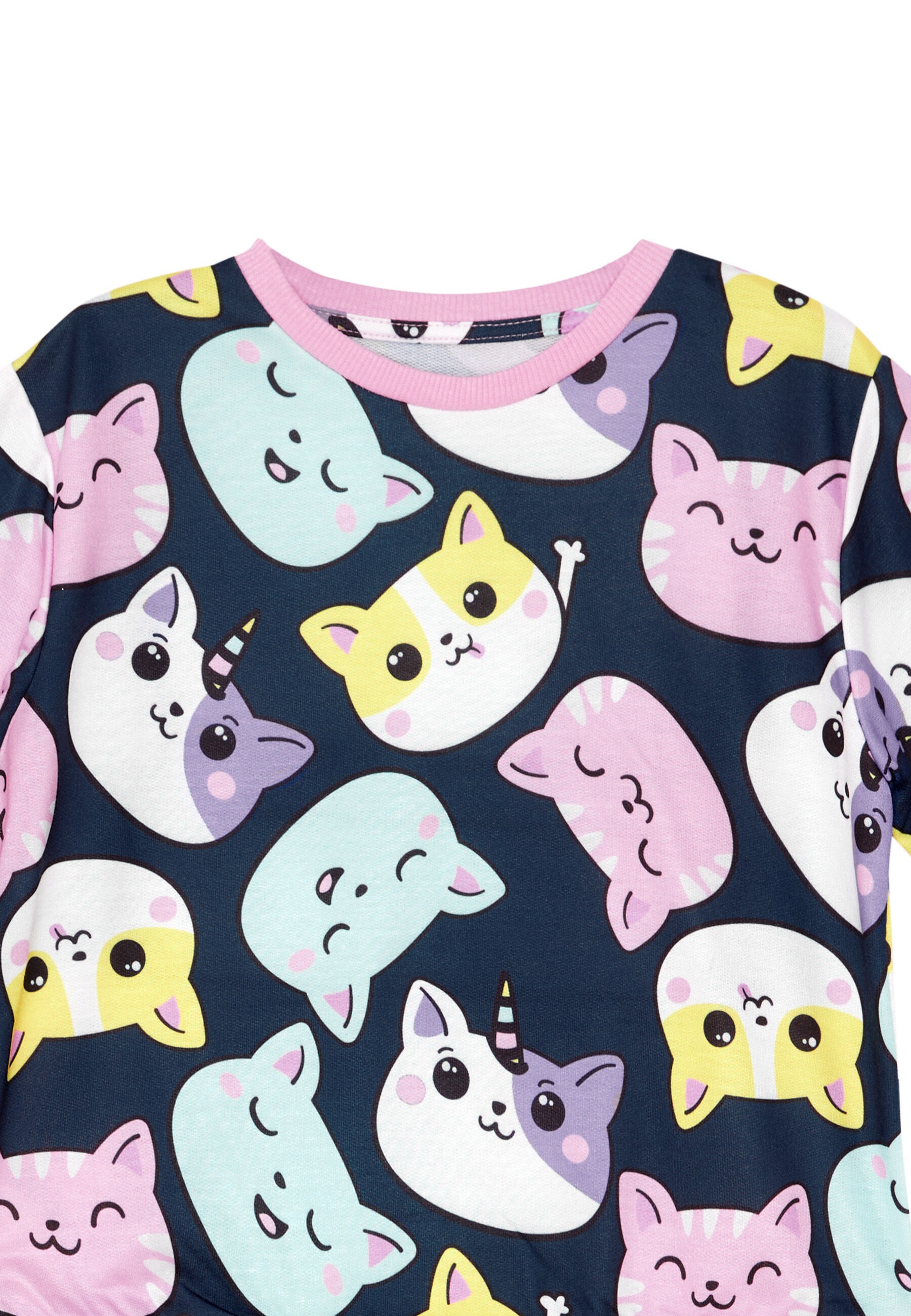 Denokids Hausanzug »Cute Cats«, (2 tlg.), mit Katzen-Motiv
