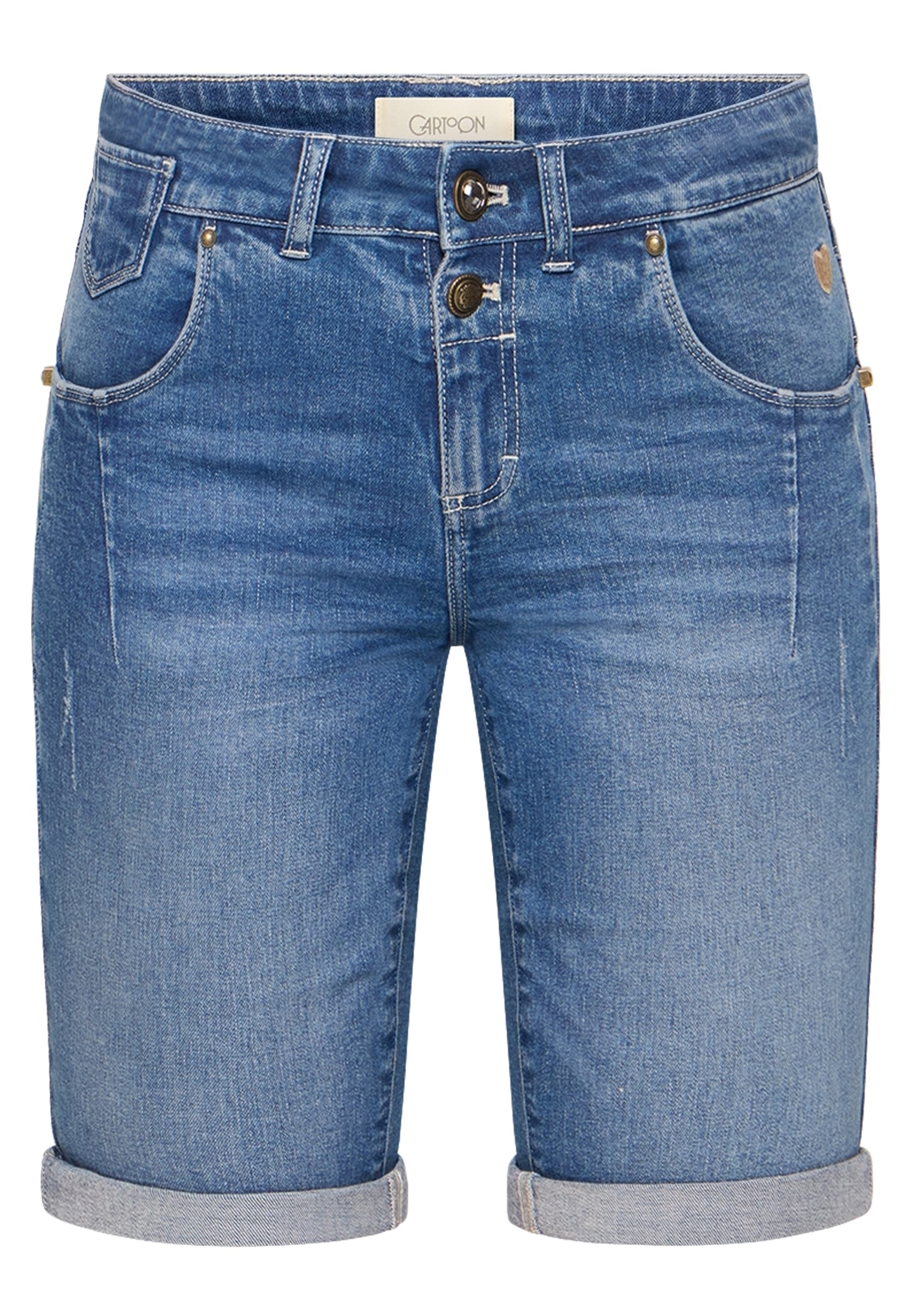 Cartoon Shorts »Damen mit Stickerei«