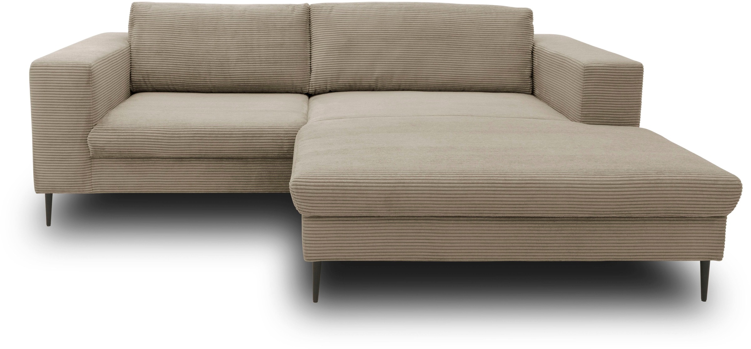 DOMO collection Ecksofa "Modica kompakt und elegant, Breite 244, L-Form", m günstig online kaufen