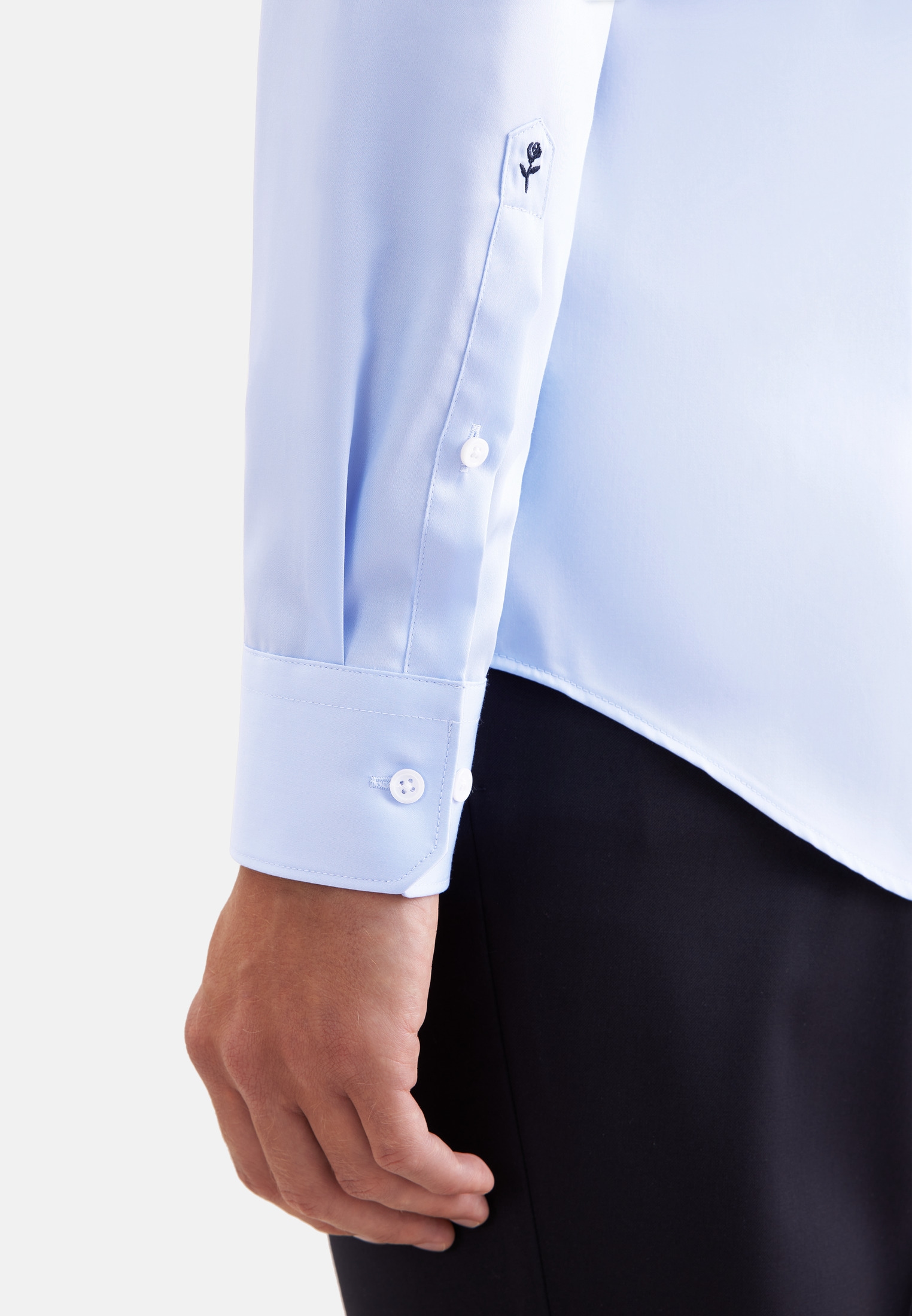 seidensticker Businesshemd »Schwarze Rose« X-Slim 1/1 Kentkragen Uni