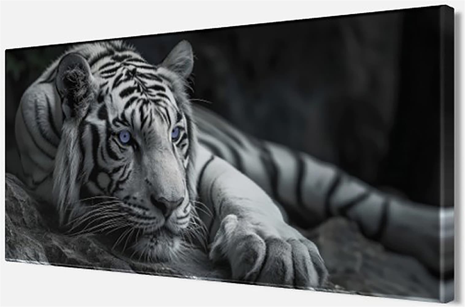 Bönninghoff Leinwandbild »Wandbild TIGER 33x70 cm – Leinwandbild Keilrahmen Deko modern« Raubkatzen | Tiere | Tiger | Wildtiere 1 Stk. tlg. auf Keilrahmen gespannt