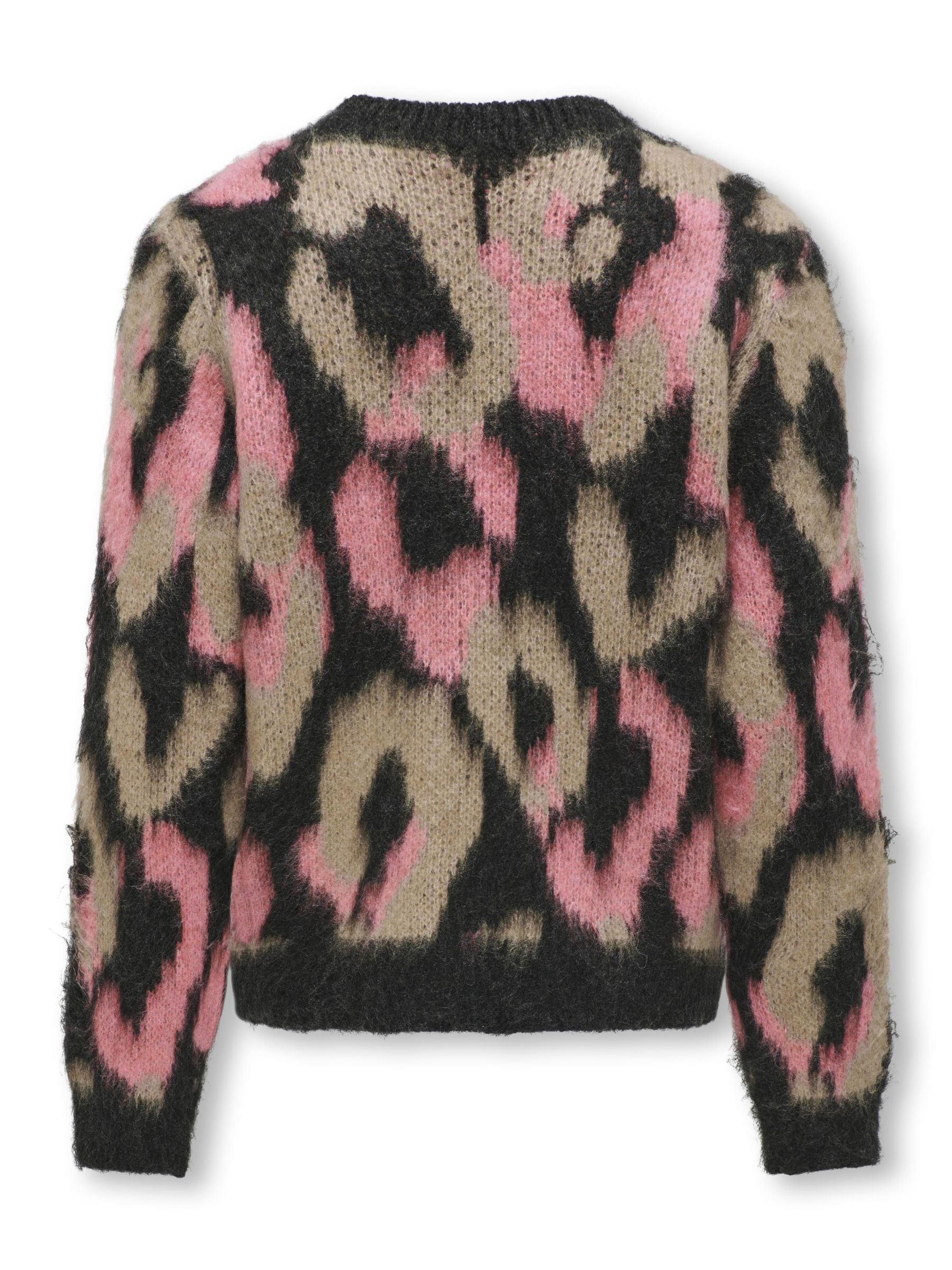 KIDS ONLY Rundhalspullover »KOGWILD L/S JQ O-NECK KNT«