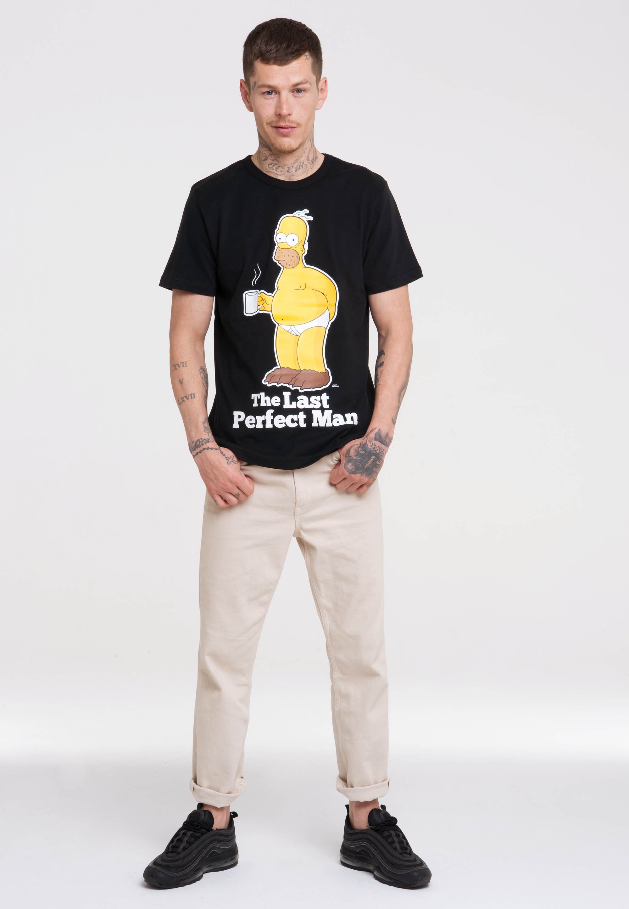 LOGOSHIRT T-Shirt »The Simpsons«, mit lizenziertem Originaldesign
