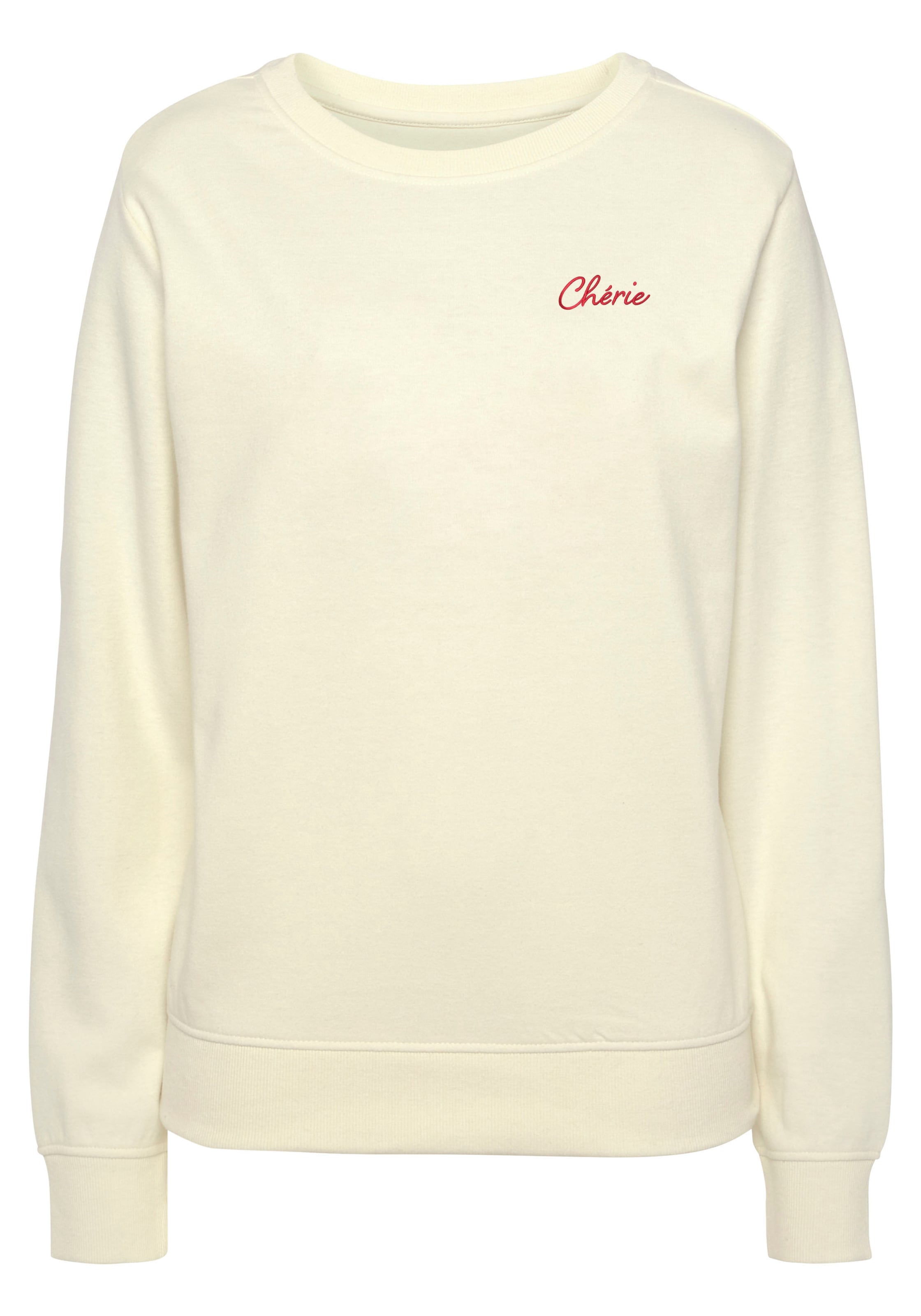 Vivance Sweatshirt, Sweatshirt mit Frontprint, Loungeanzug