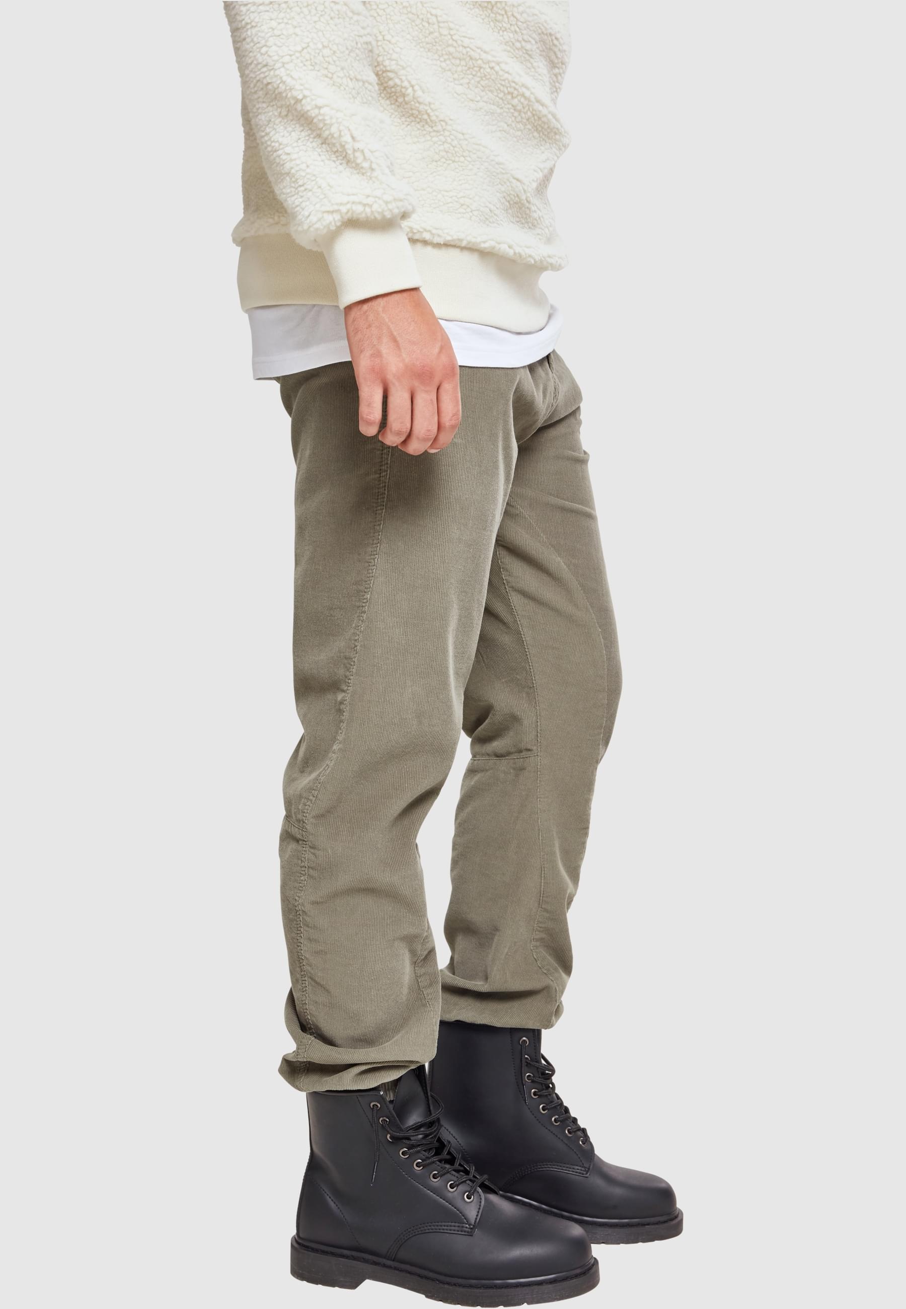 URBAN CLASSICS Stoffhose »Urban Classics Herren Corduroy Jog Pants«, (1 tlg.)