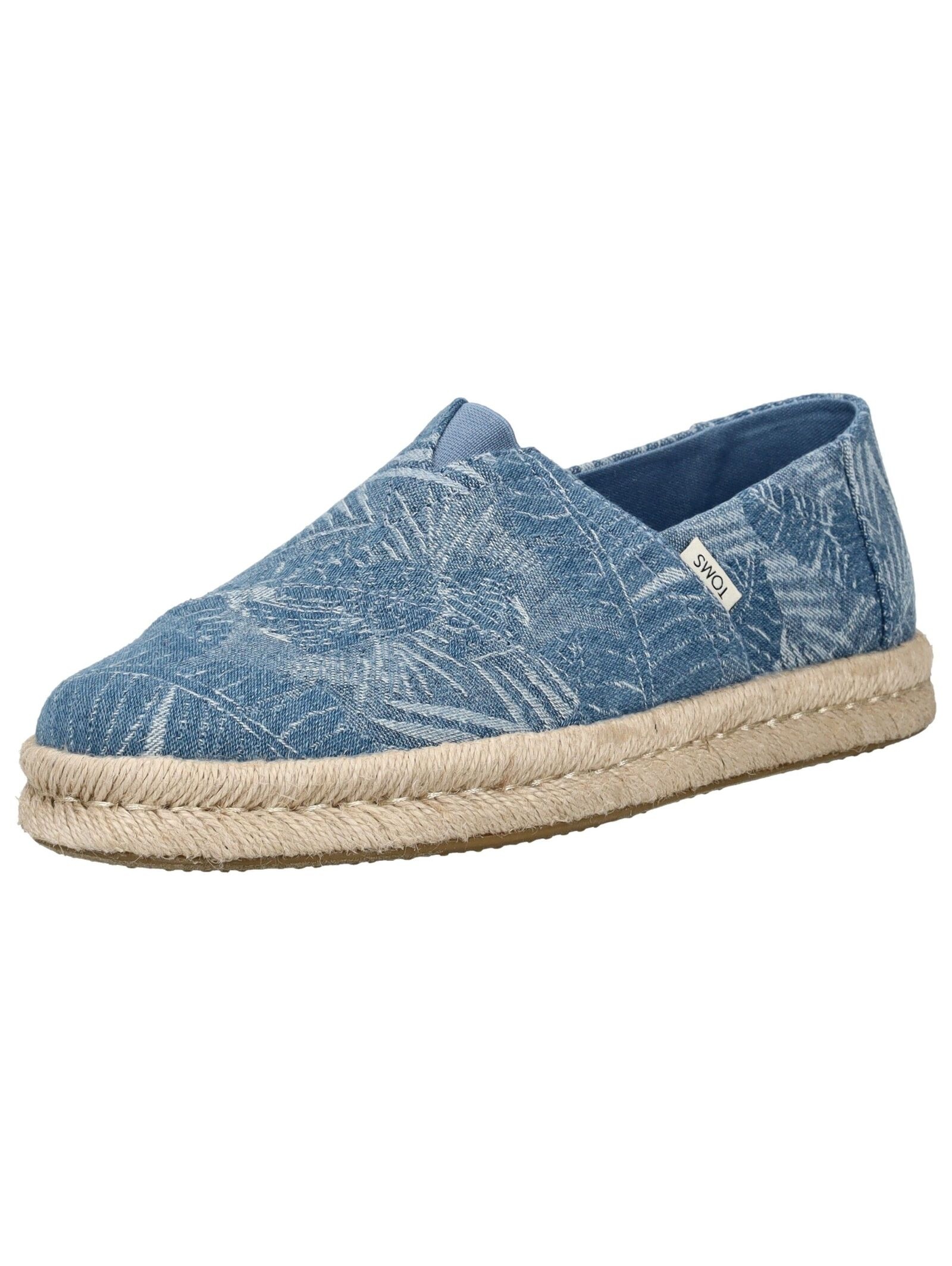 TOMS Herren Espadrille "TOMS Halbschuhe Textil", Gr. 44, blau, Textil, Schuhe
